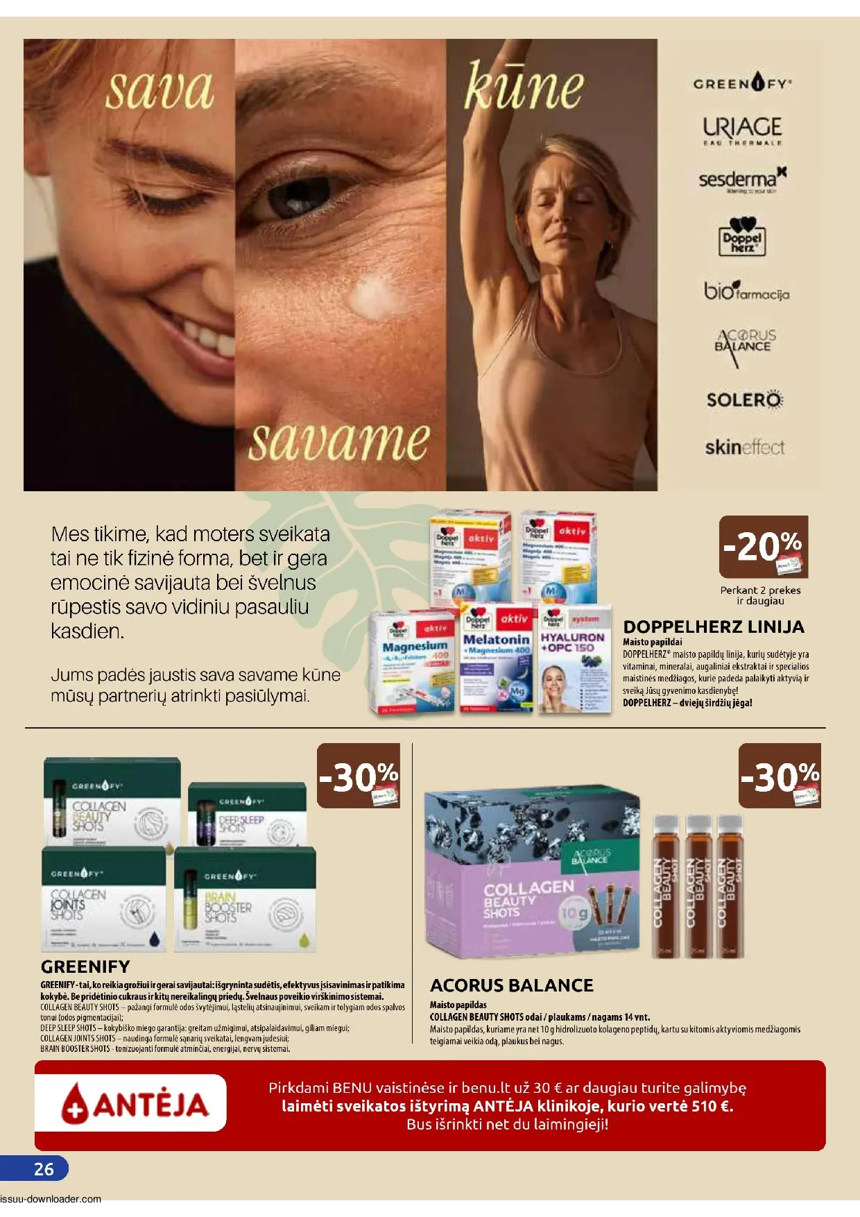 Benu leidinys – 26 psl.