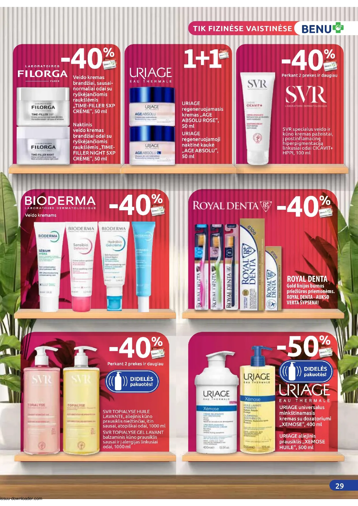 Benu leidinys – 29 psl.