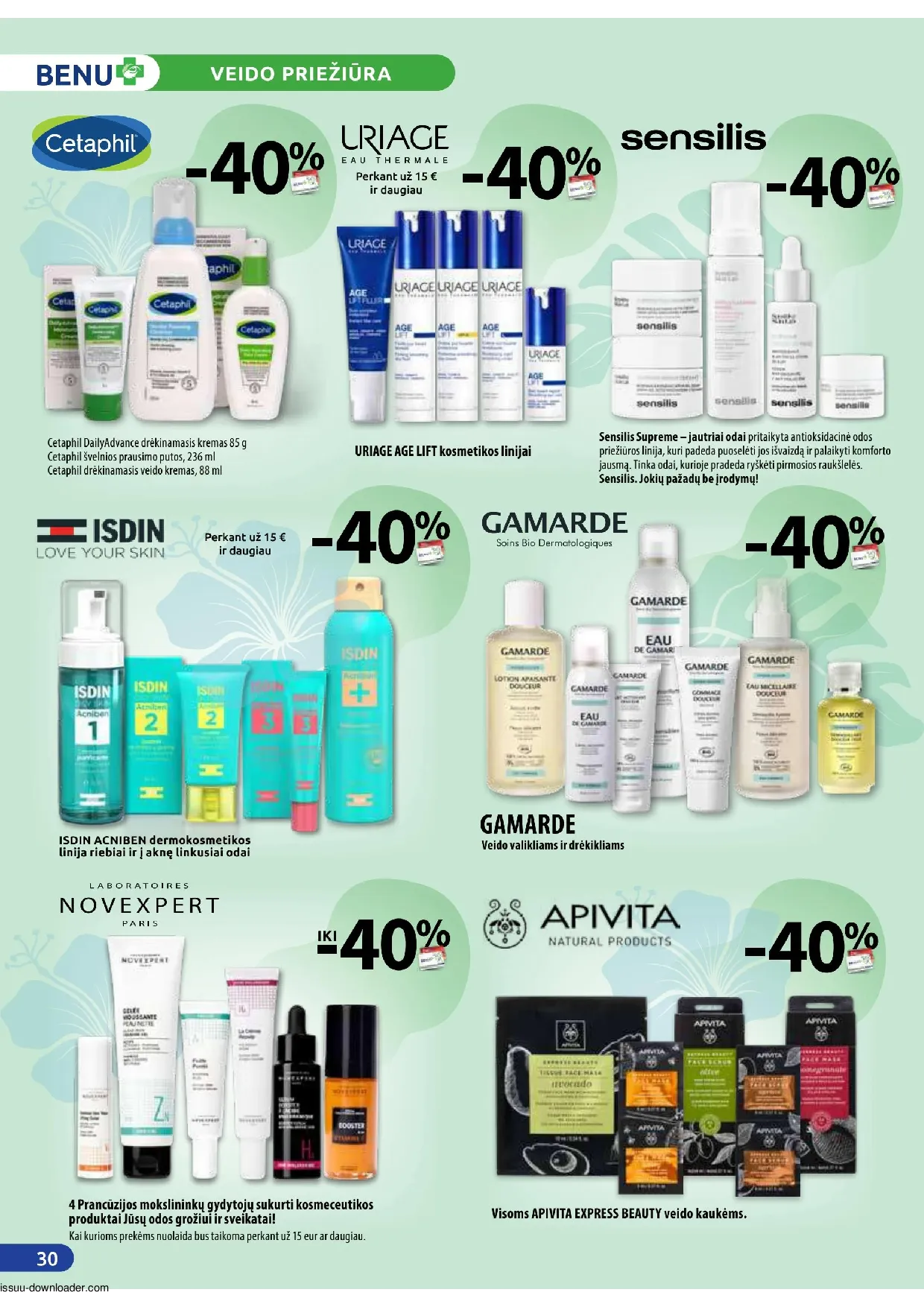 Benu leidinys – 30 psl.