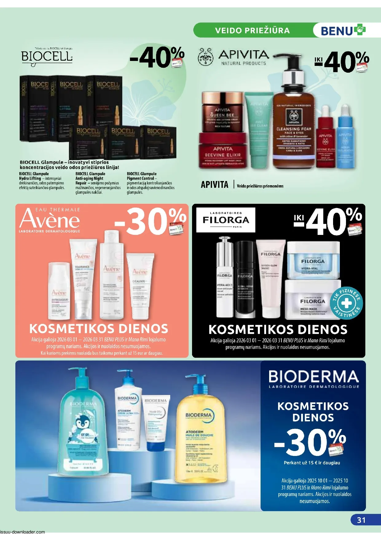 Benu leidinys – 31 psl.