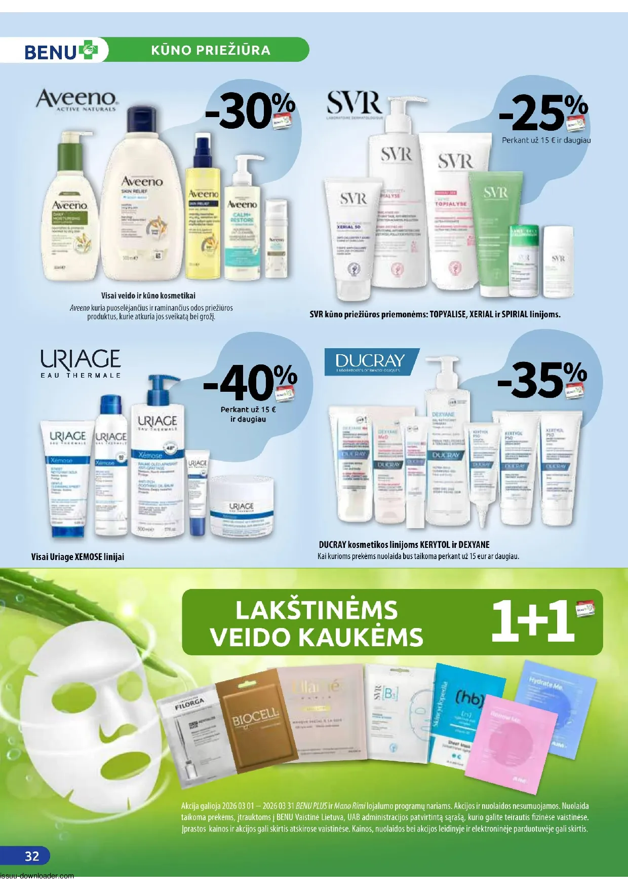 Benu leidinys – 32 psl.