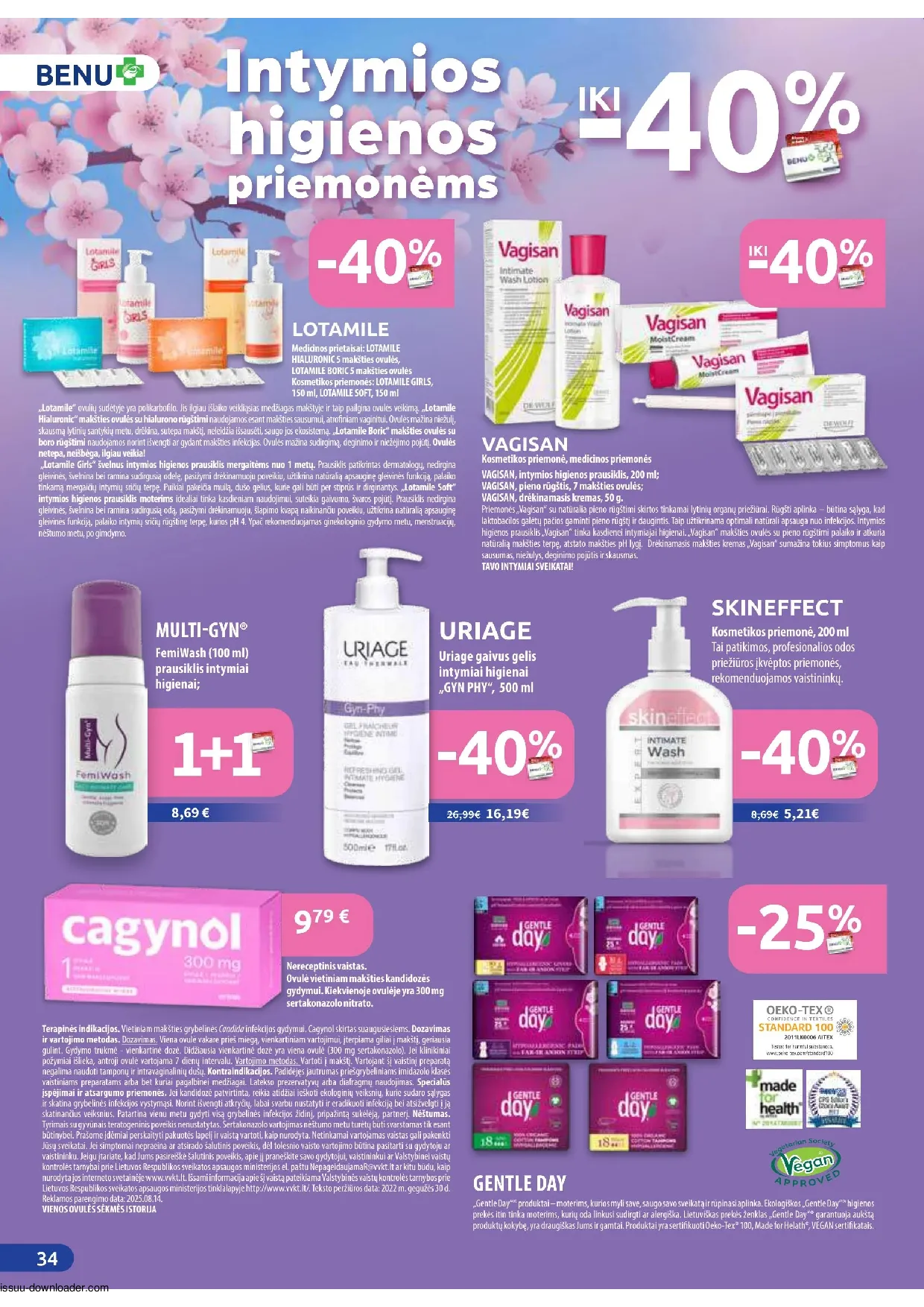 Benu leidinys – 34 psl.