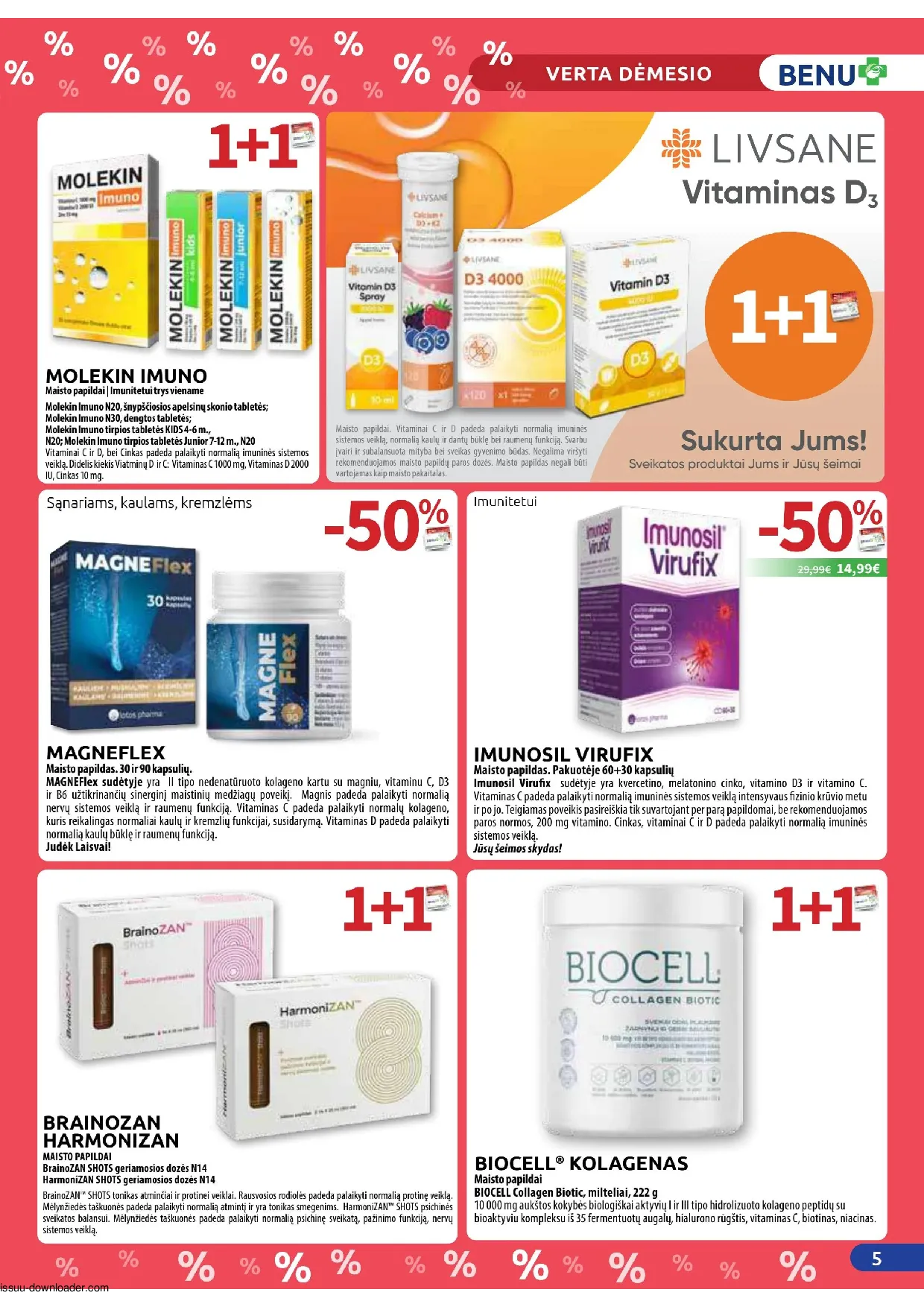 Benu leidinys – 5 psl.