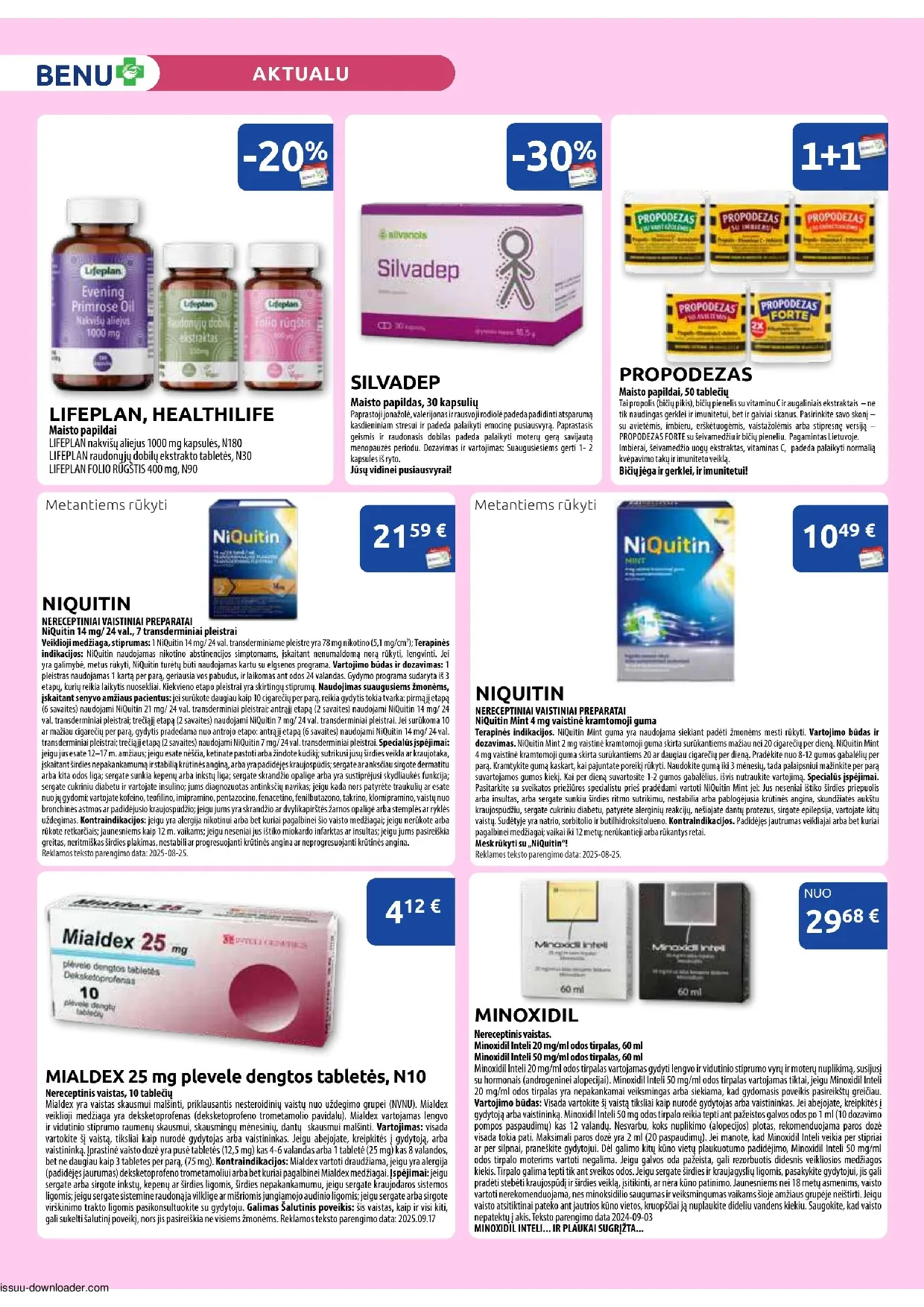 Benu leidinys – 8 psl.