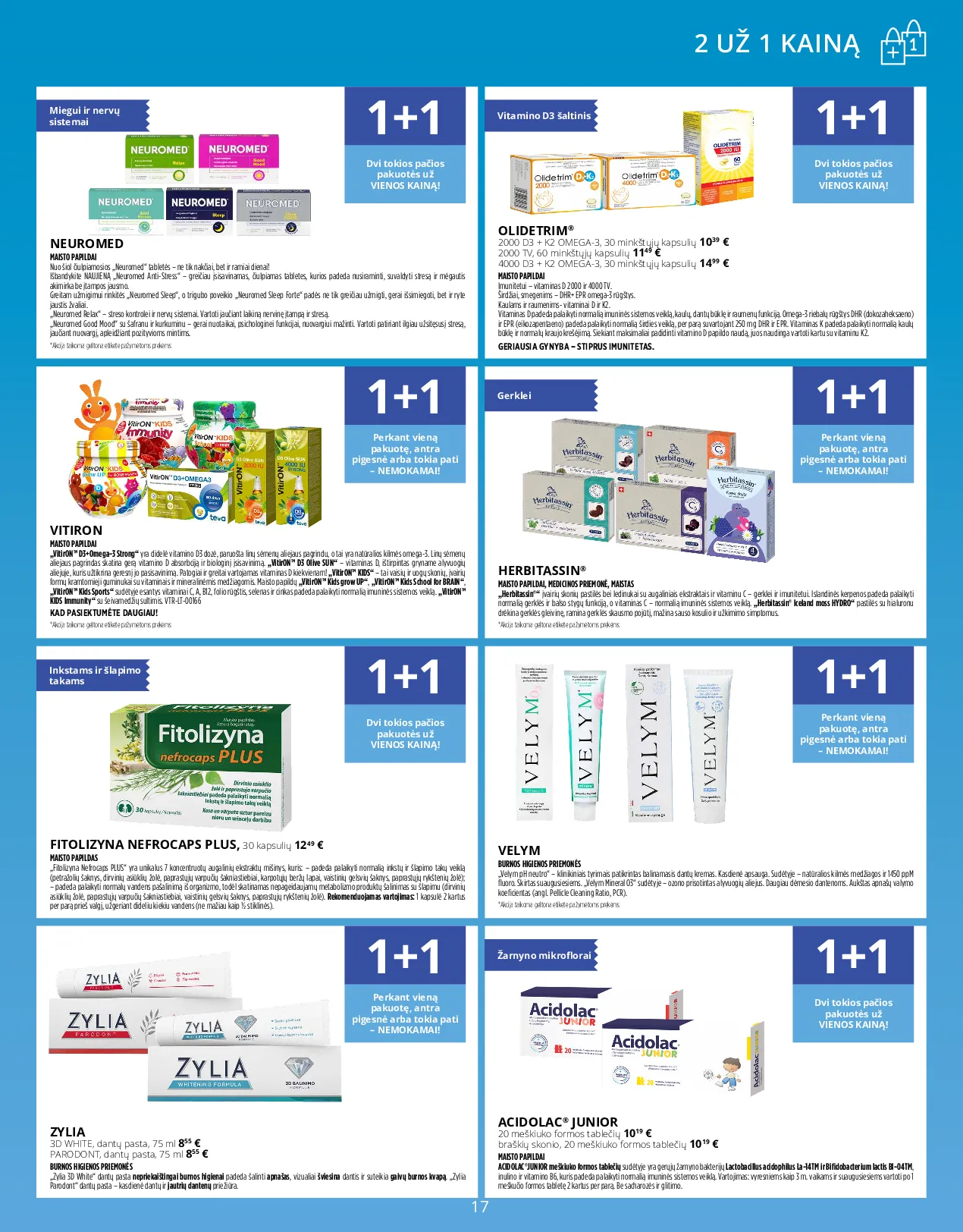 Norfa vaistinės leidinys – 17 psl.