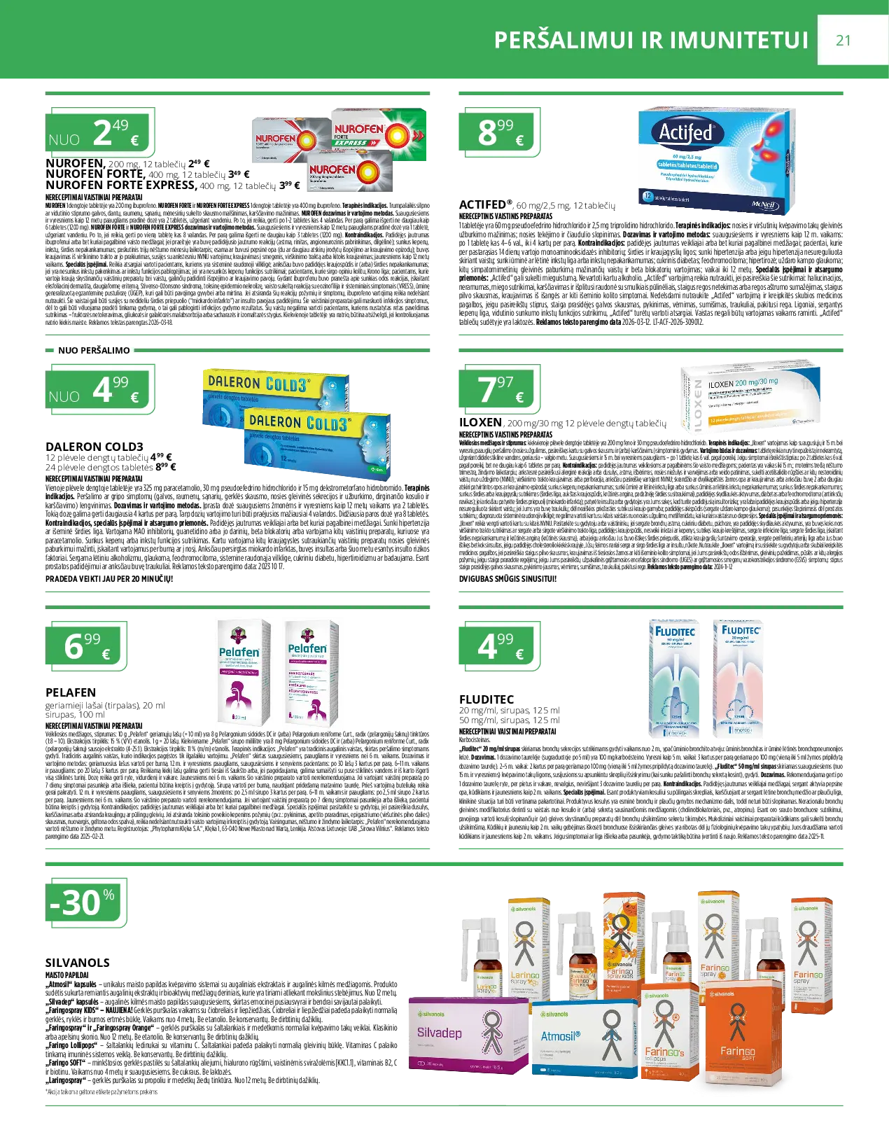Norfa vaistinės leidinys – 21 psl.