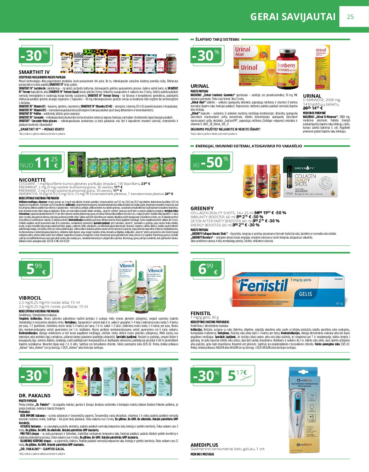 Norfa vaistinės leidinys – 25 psl.