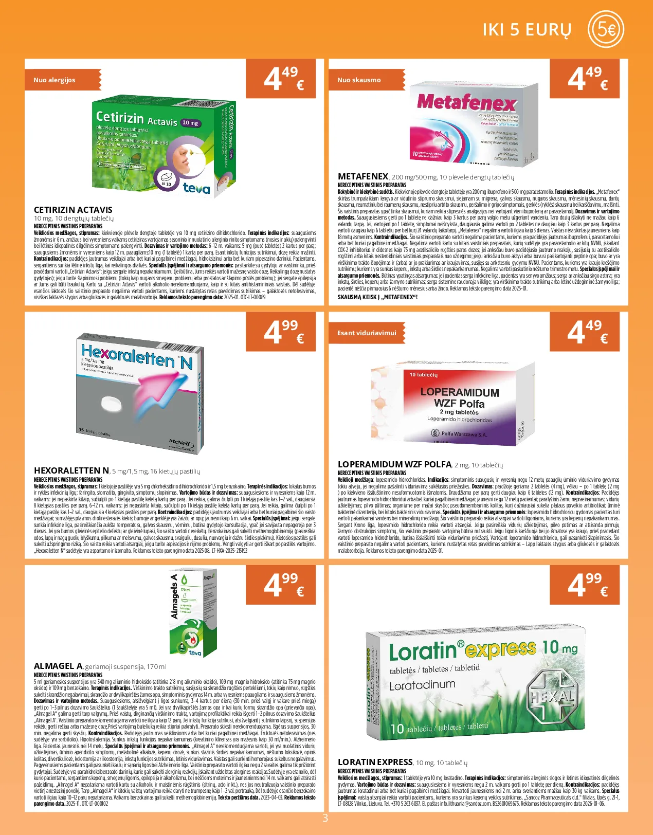 Norfa vaistinės leidinys – 3 psl.