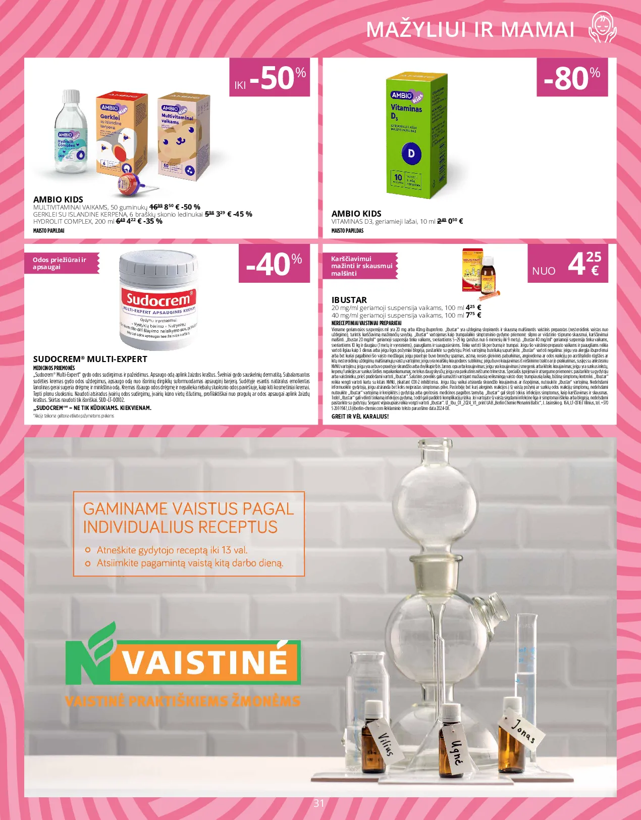 Norfa vaistinės leidinys – 31 psl.