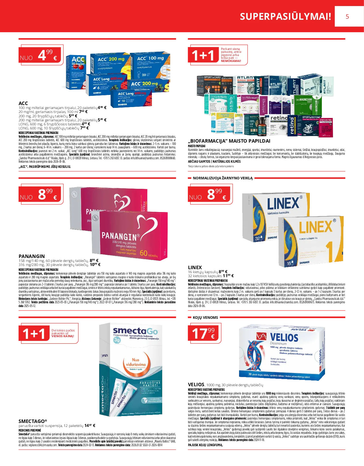 Norfa vaistinės leidinys – 5 psl.