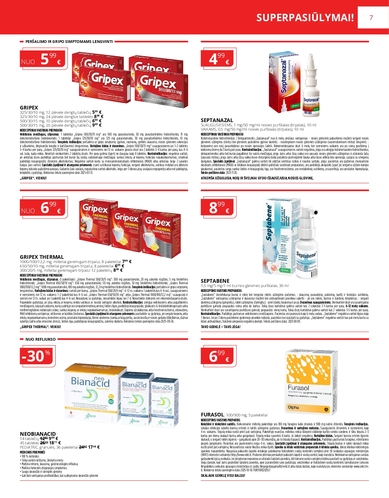 Norfa vaistinės leidinys – 7 psl.