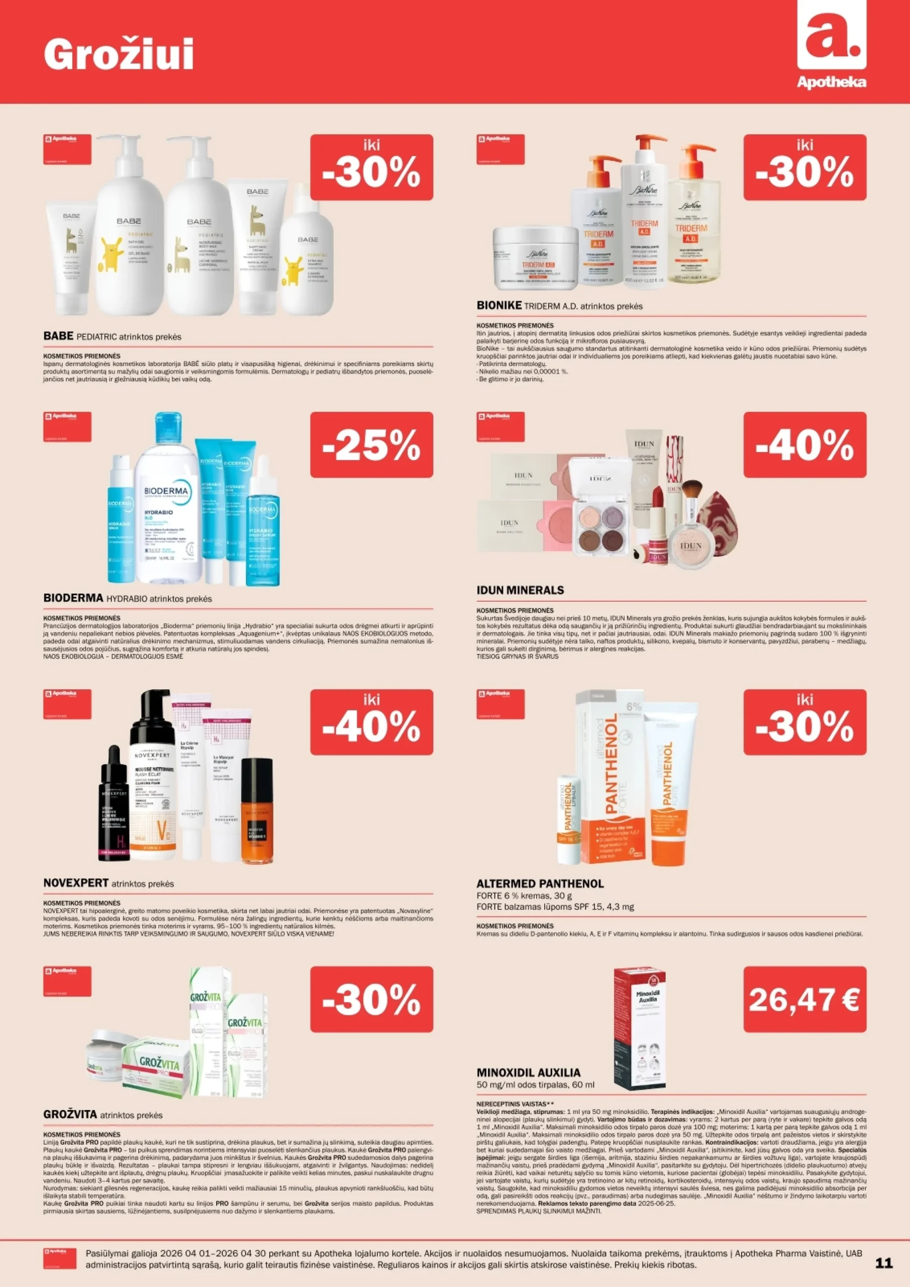 Apotheka leidinys – 11 psl.