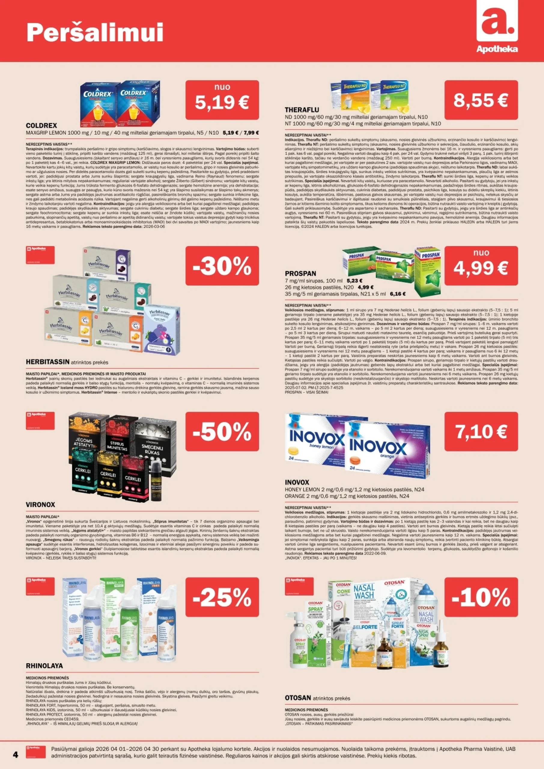 Apotheka leidinys – 4 psl.