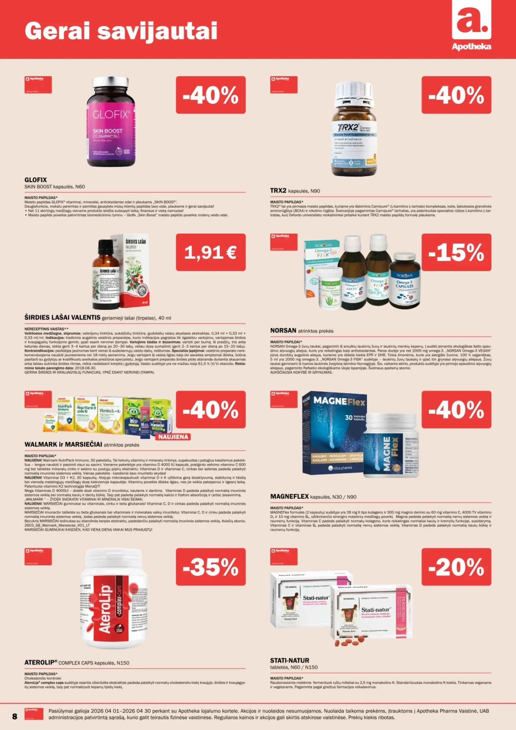 Apotheka leidinys – 8 psl.