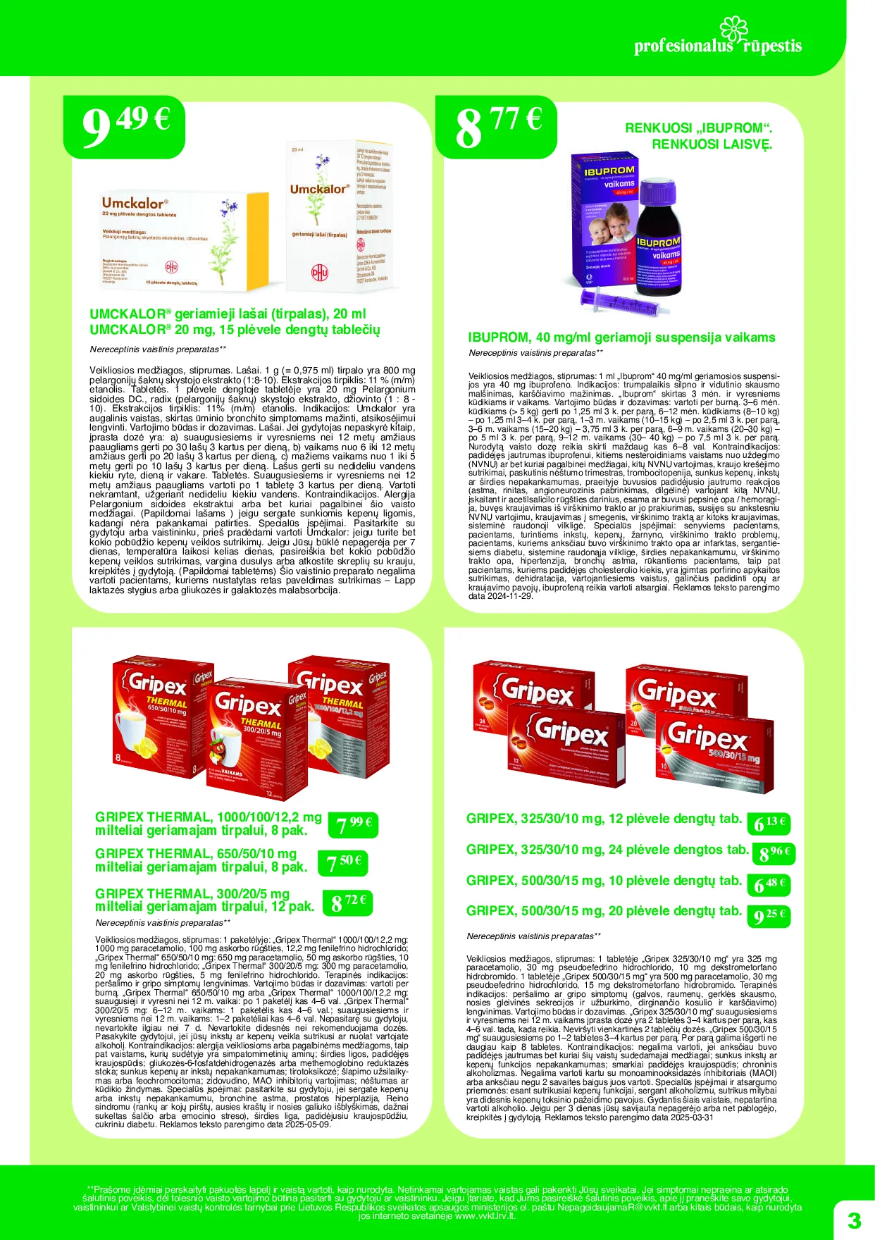 Ramunėlės vaistinės leidinys – 3 psl.