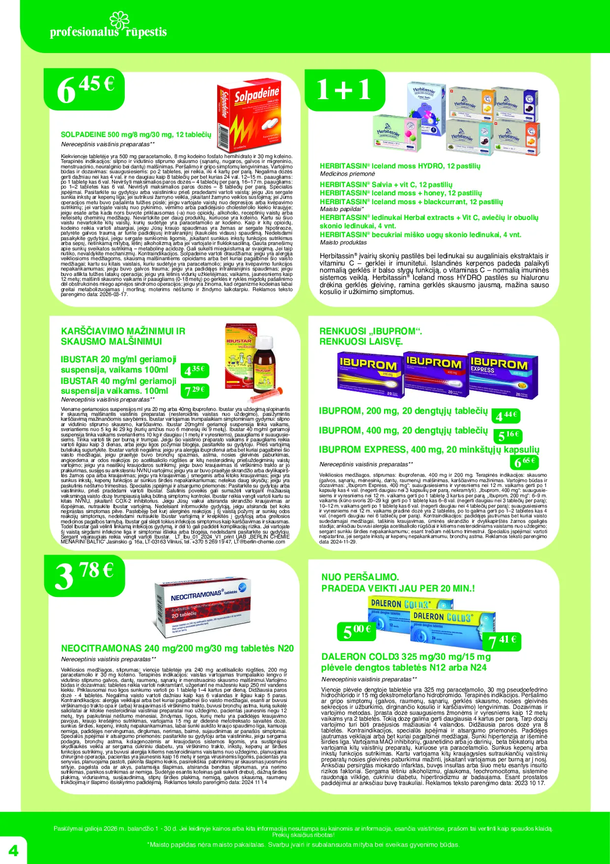 Ramunėlės vaistinės leidinys – 4 psl.