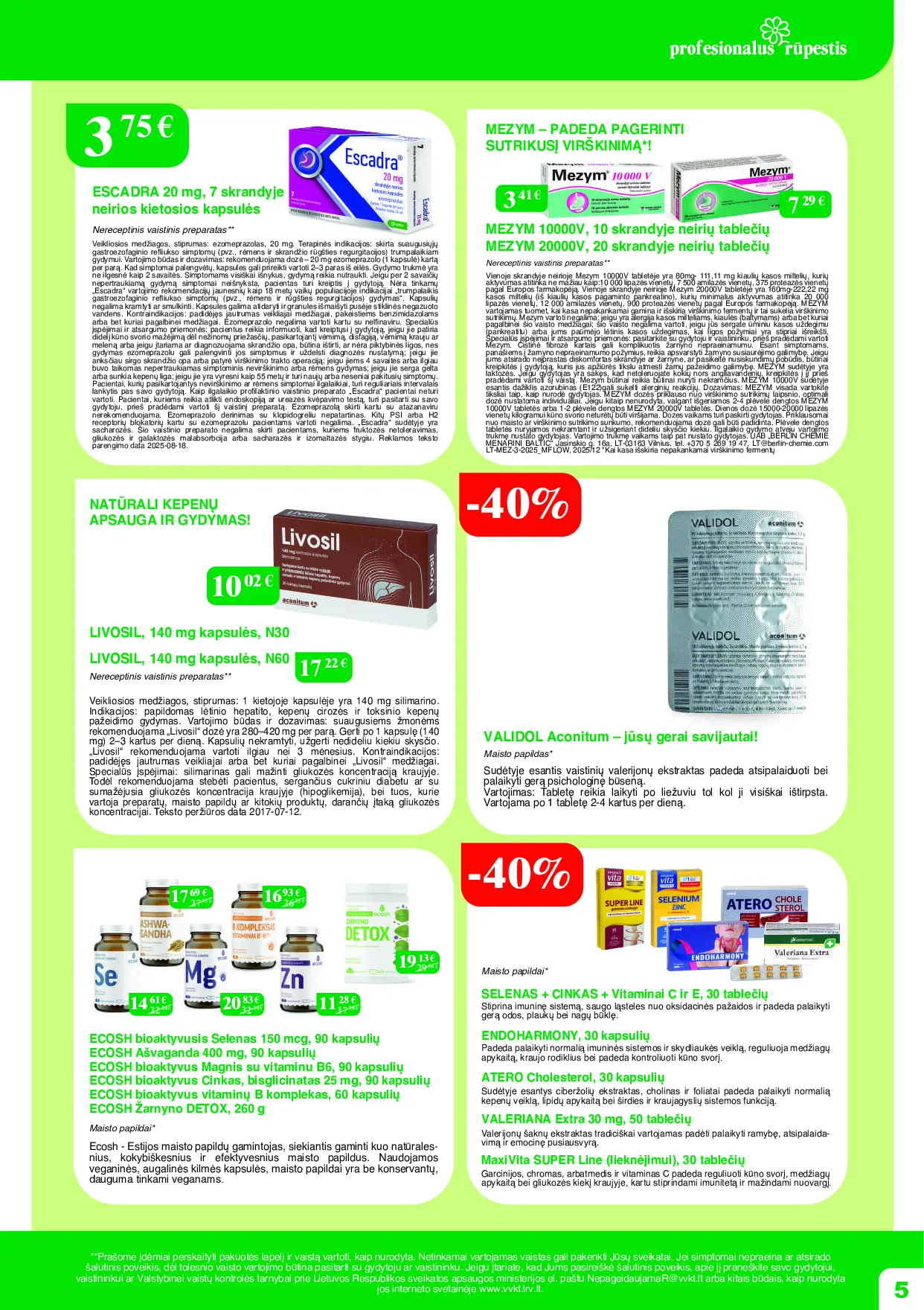 Ramunėlės vaistinės leidinys – 5 psl.