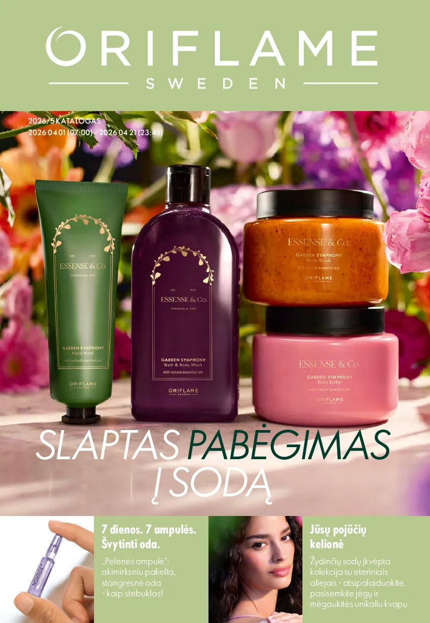 Oriflame katalogas – 1 psl.
