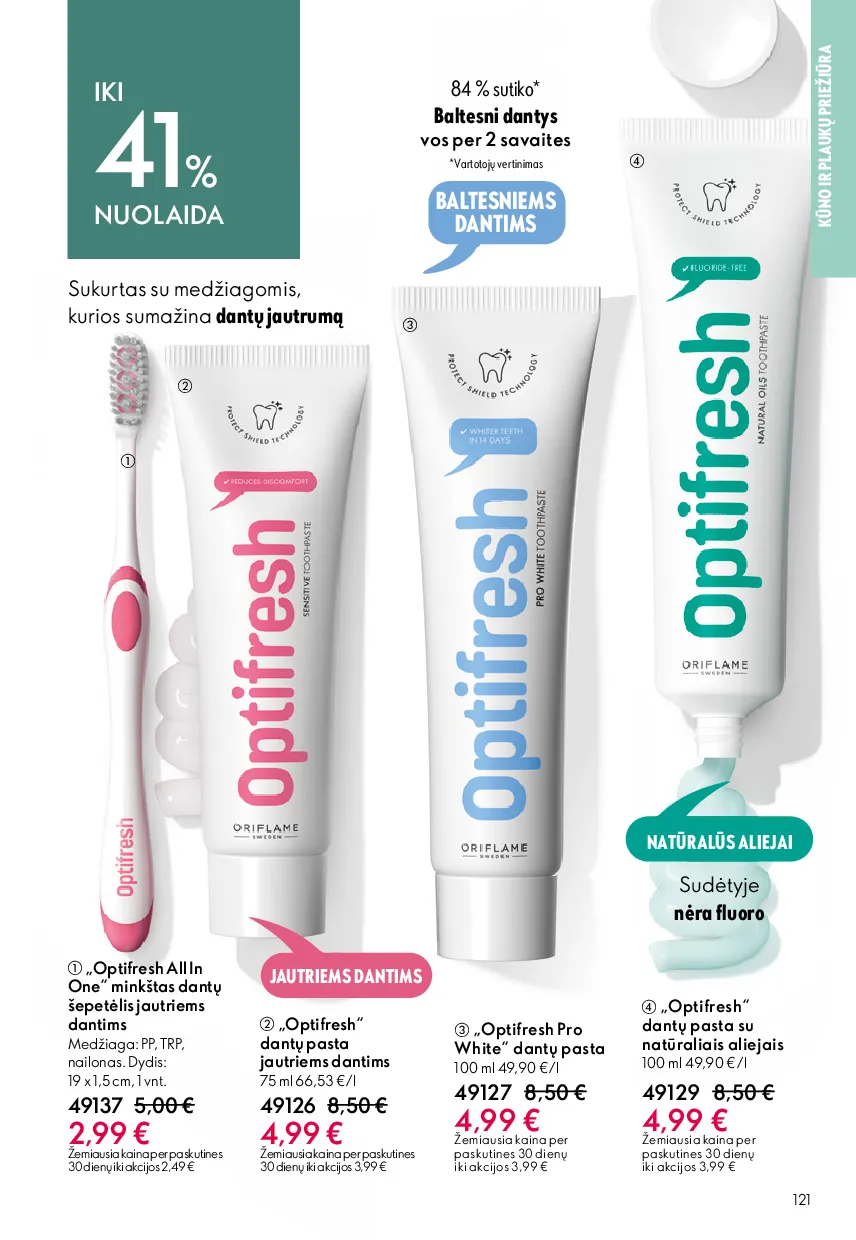 Oriflame katalogas – 121 psl.