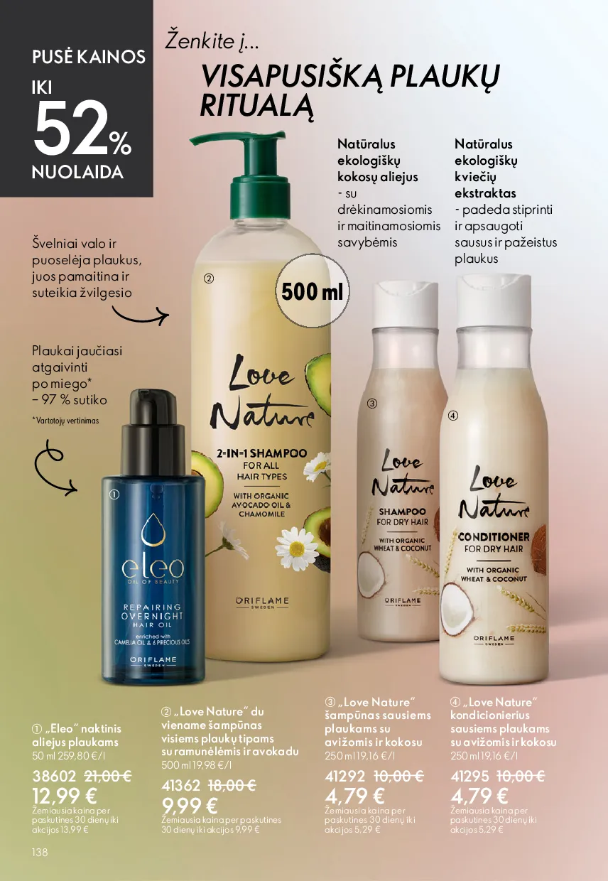 Oriflame katalogas – 138 psl.