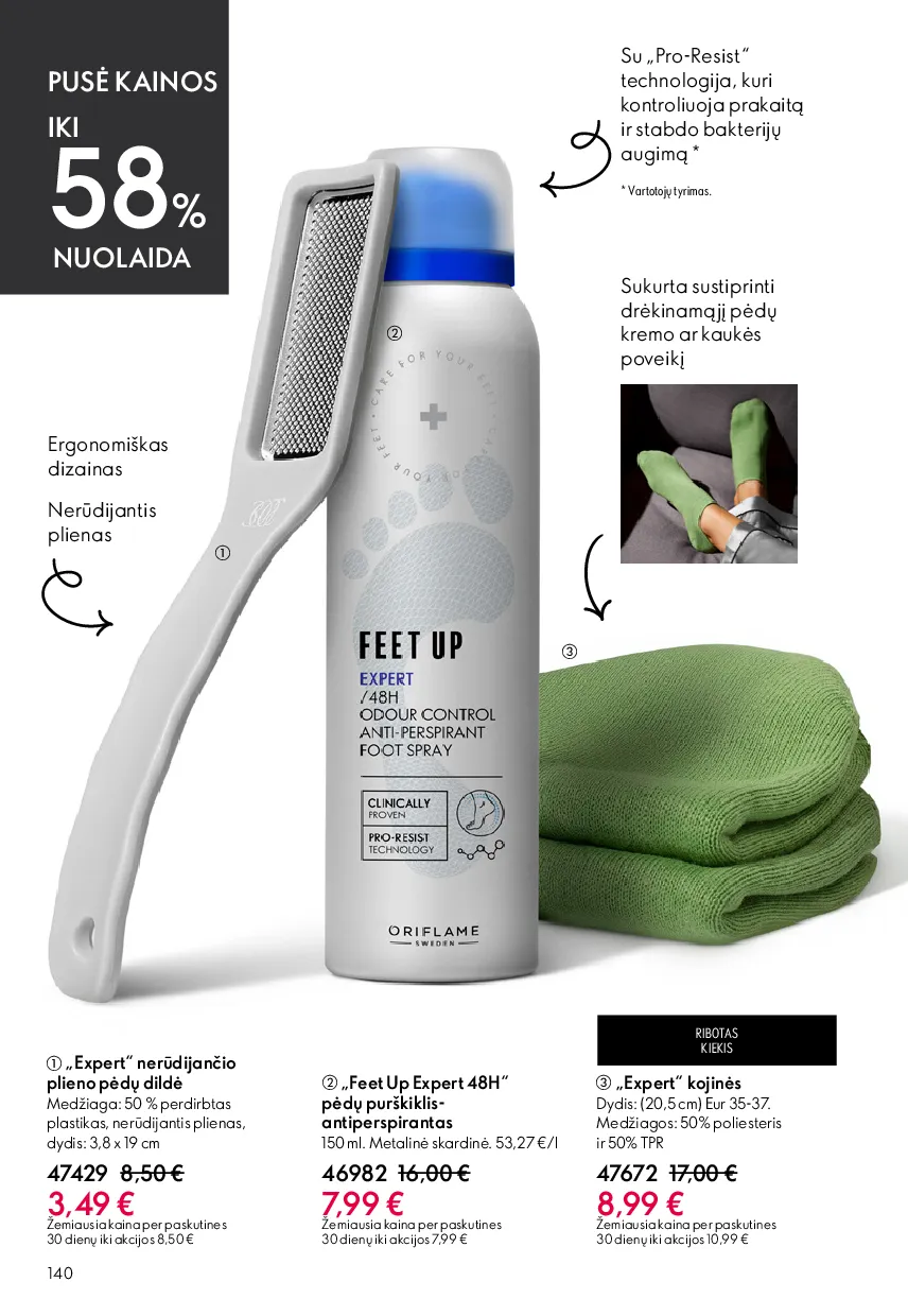 Oriflame katalogas – 140 psl.