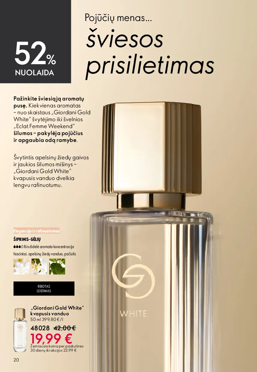Oriflame katalogas – 20 psl.