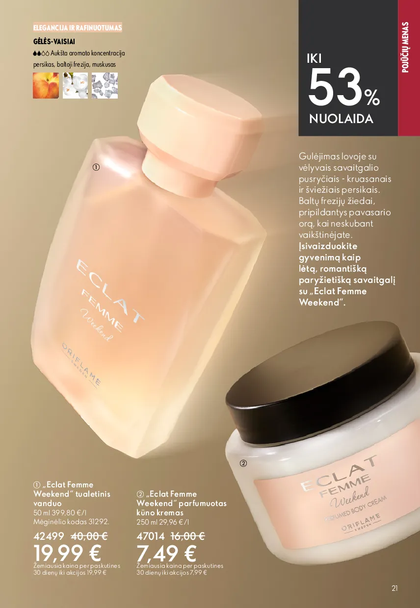 Oriflame katalogas – 21 psl.