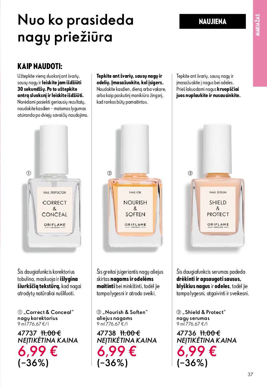 Oriflame katalogas – 37 psl.