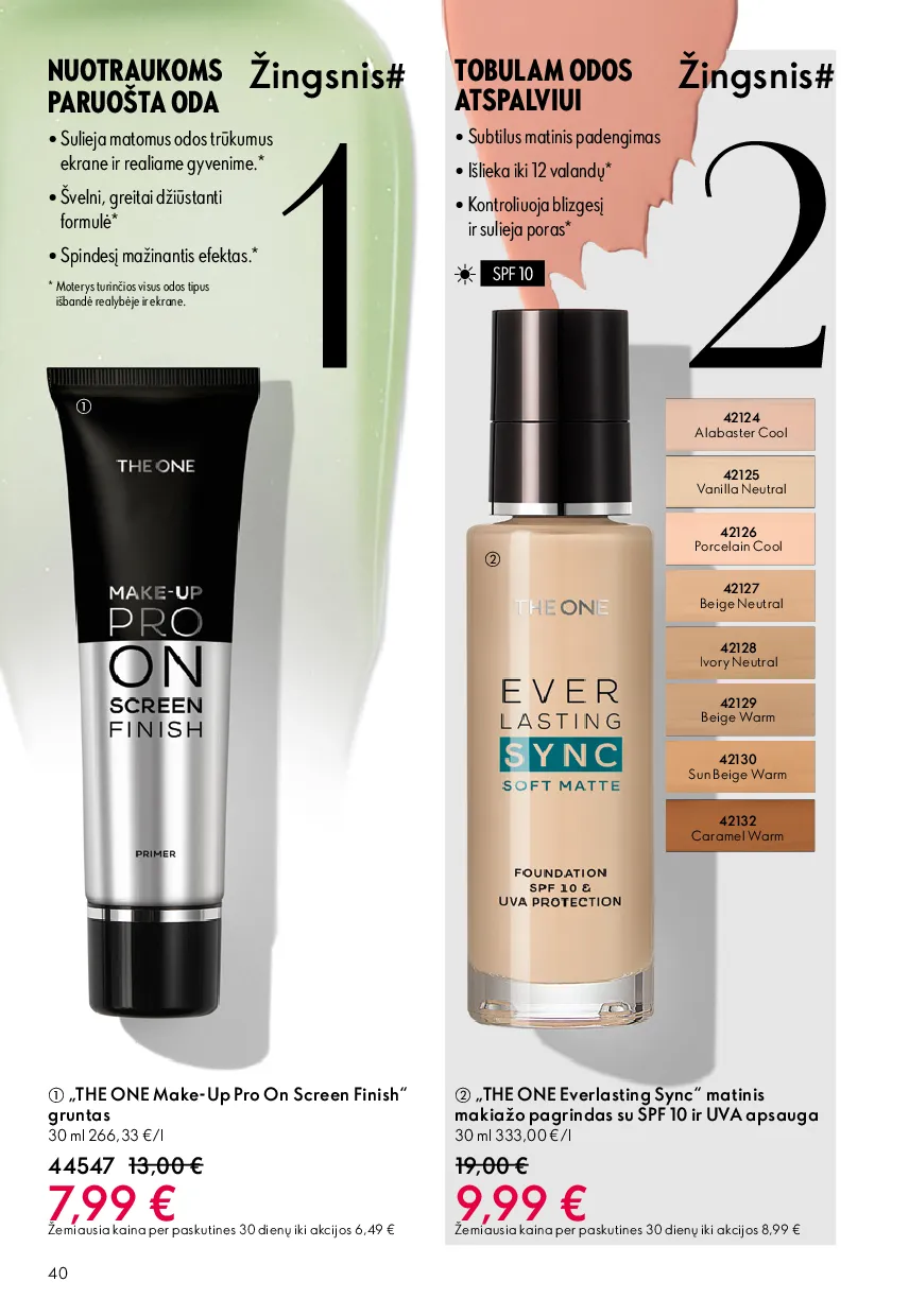 Oriflame katalogas – 40 psl.