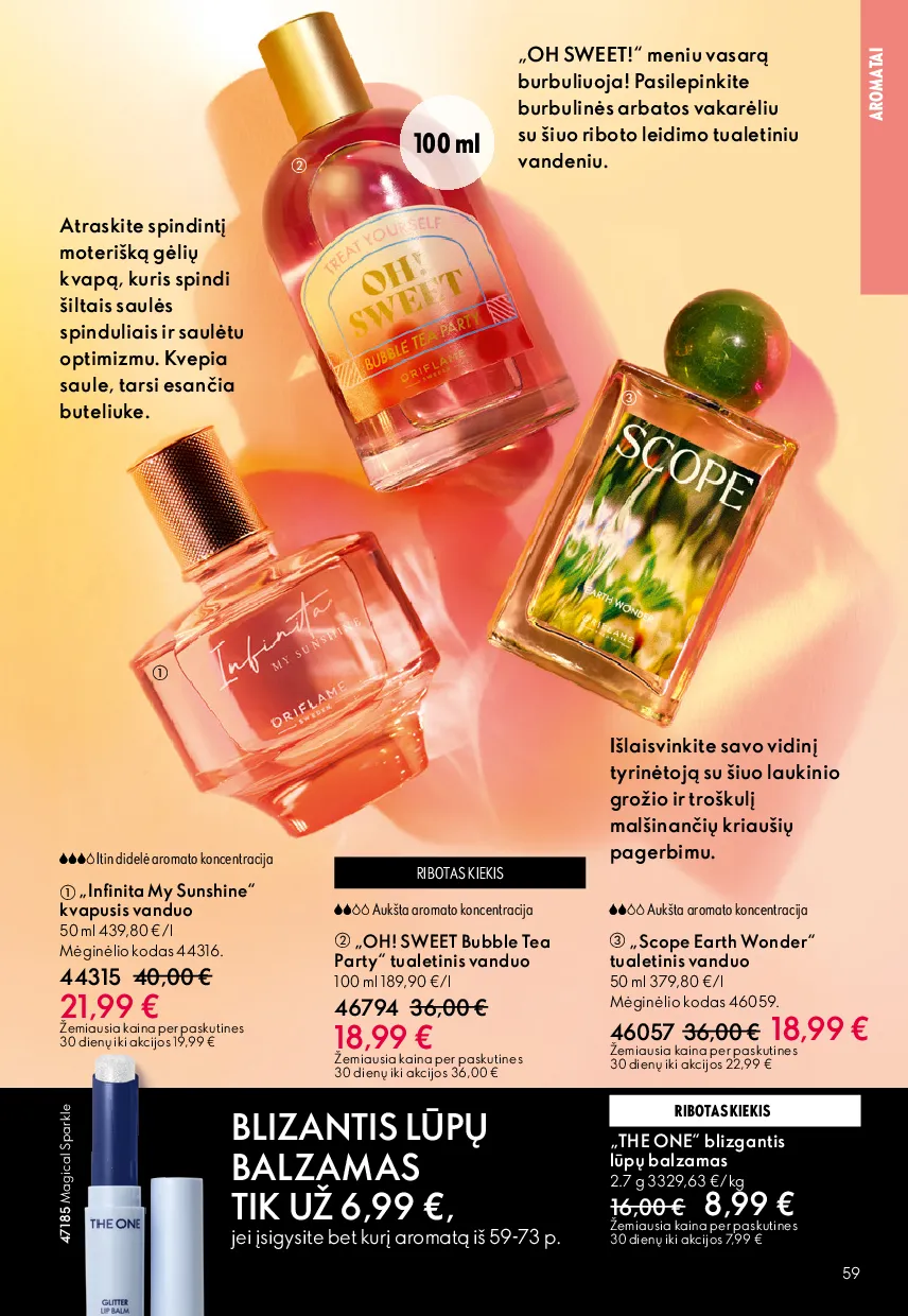 Oriflame katalogas – 59 psl.
