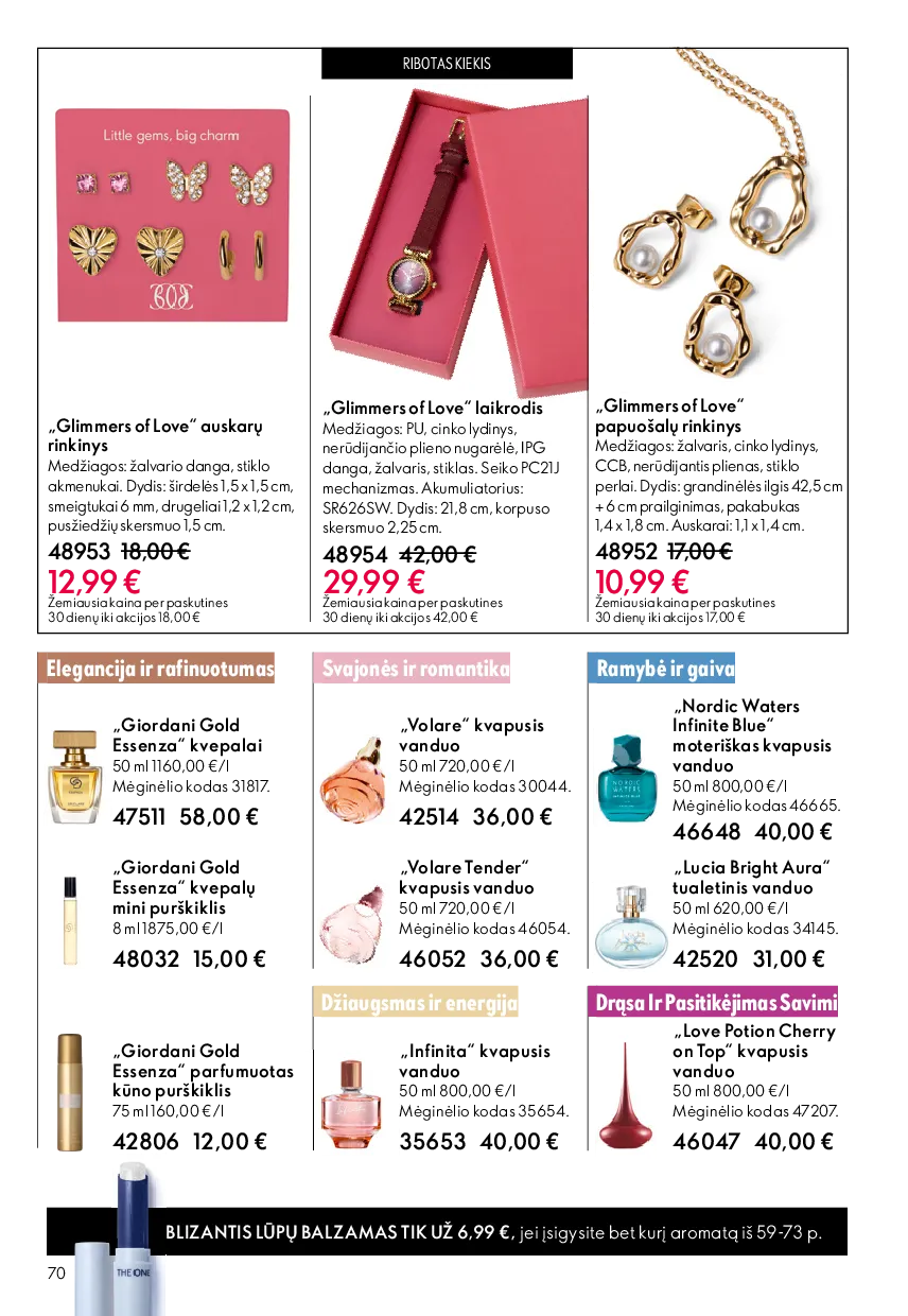 Oriflame katalogas – 70 psl.