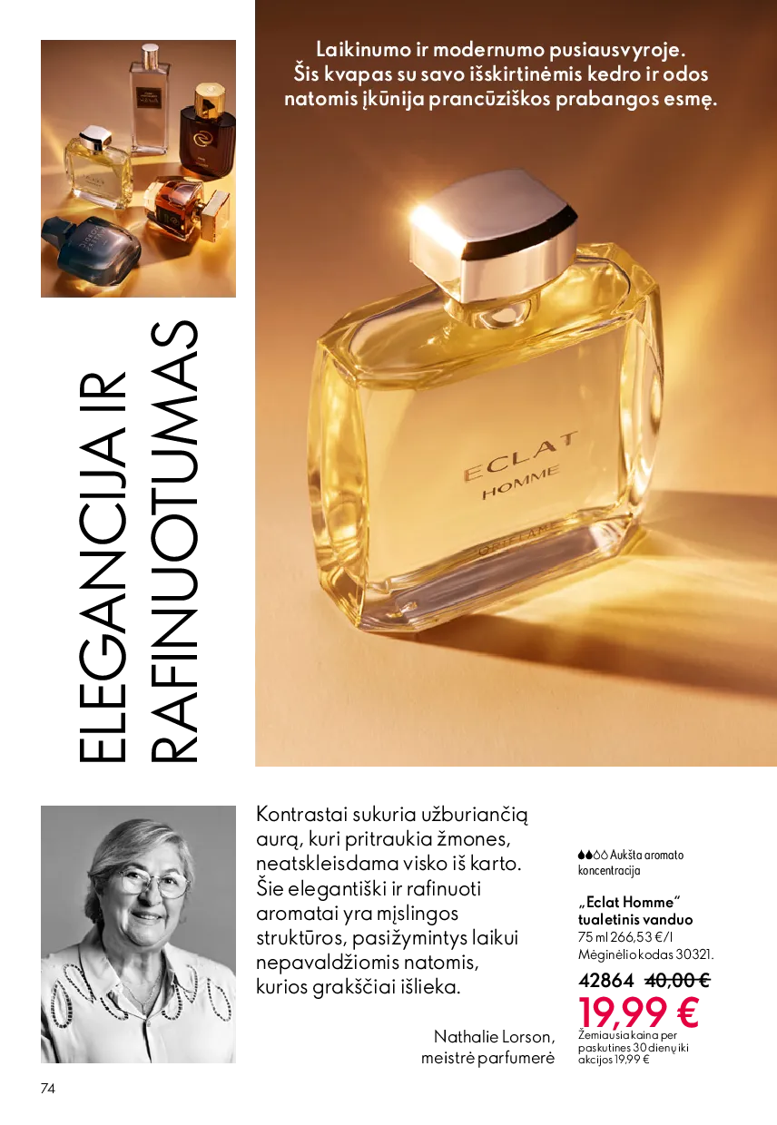 Oriflame katalogas – 74 psl.