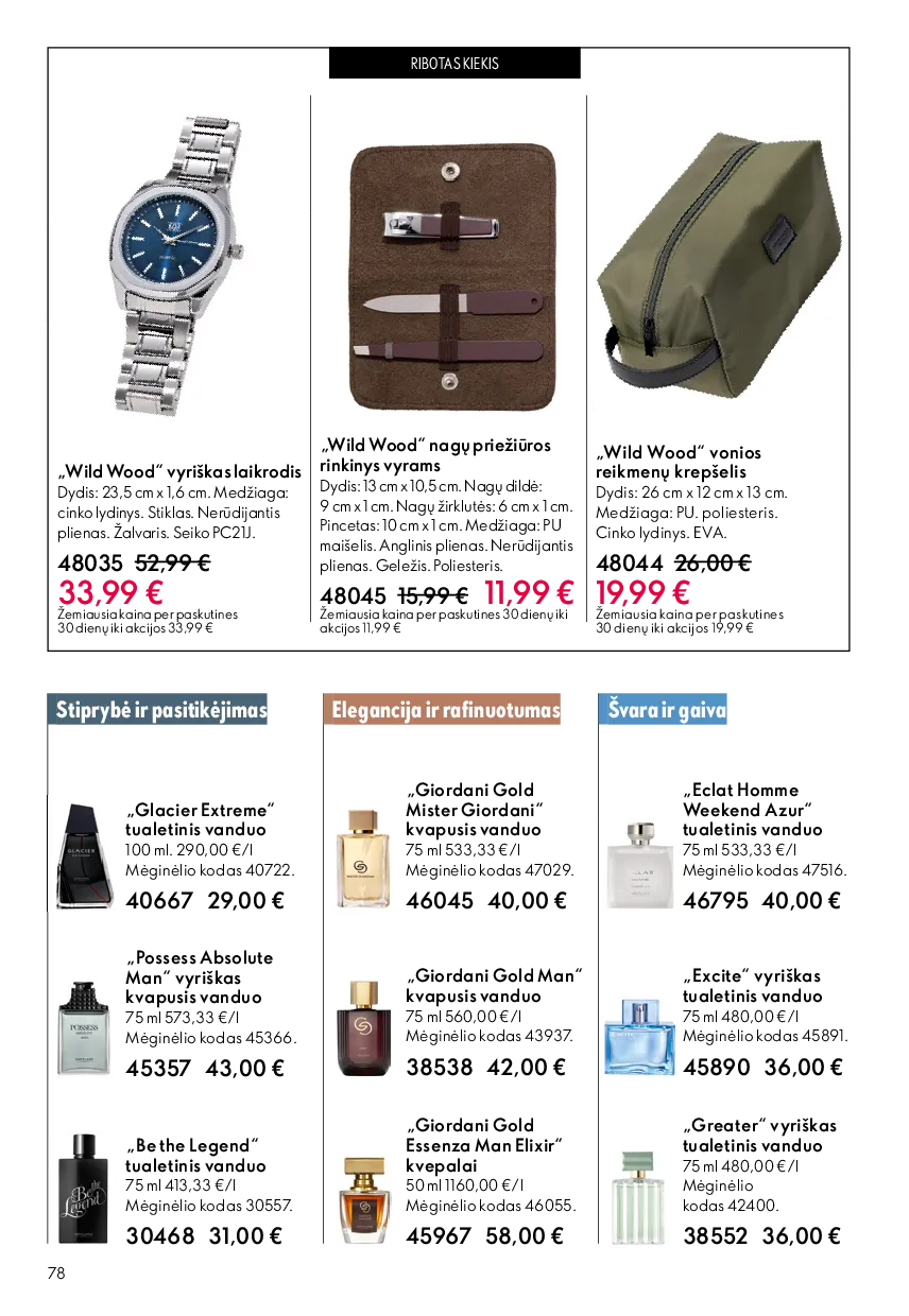 Oriflame katalogas – 78 psl.