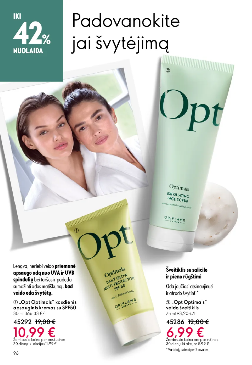 Oriflame katalogas – 96 psl.