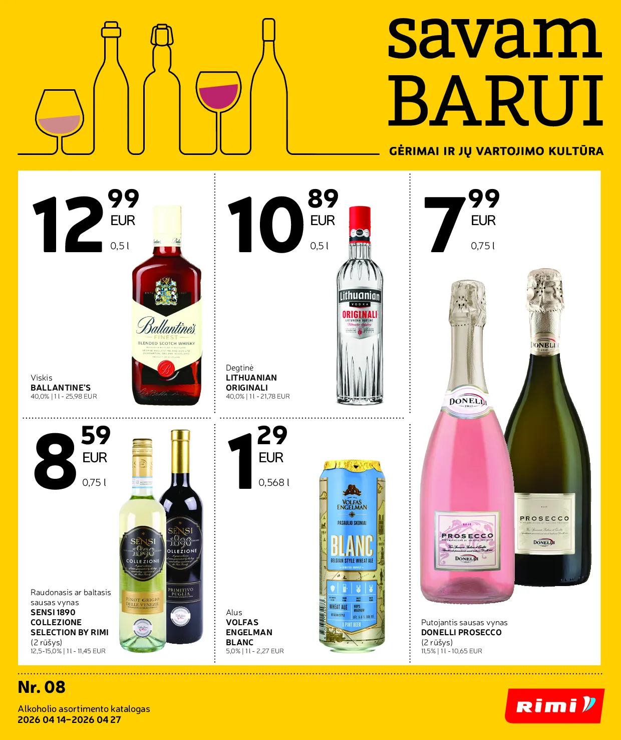 Rimi savam barui – 1 psl.