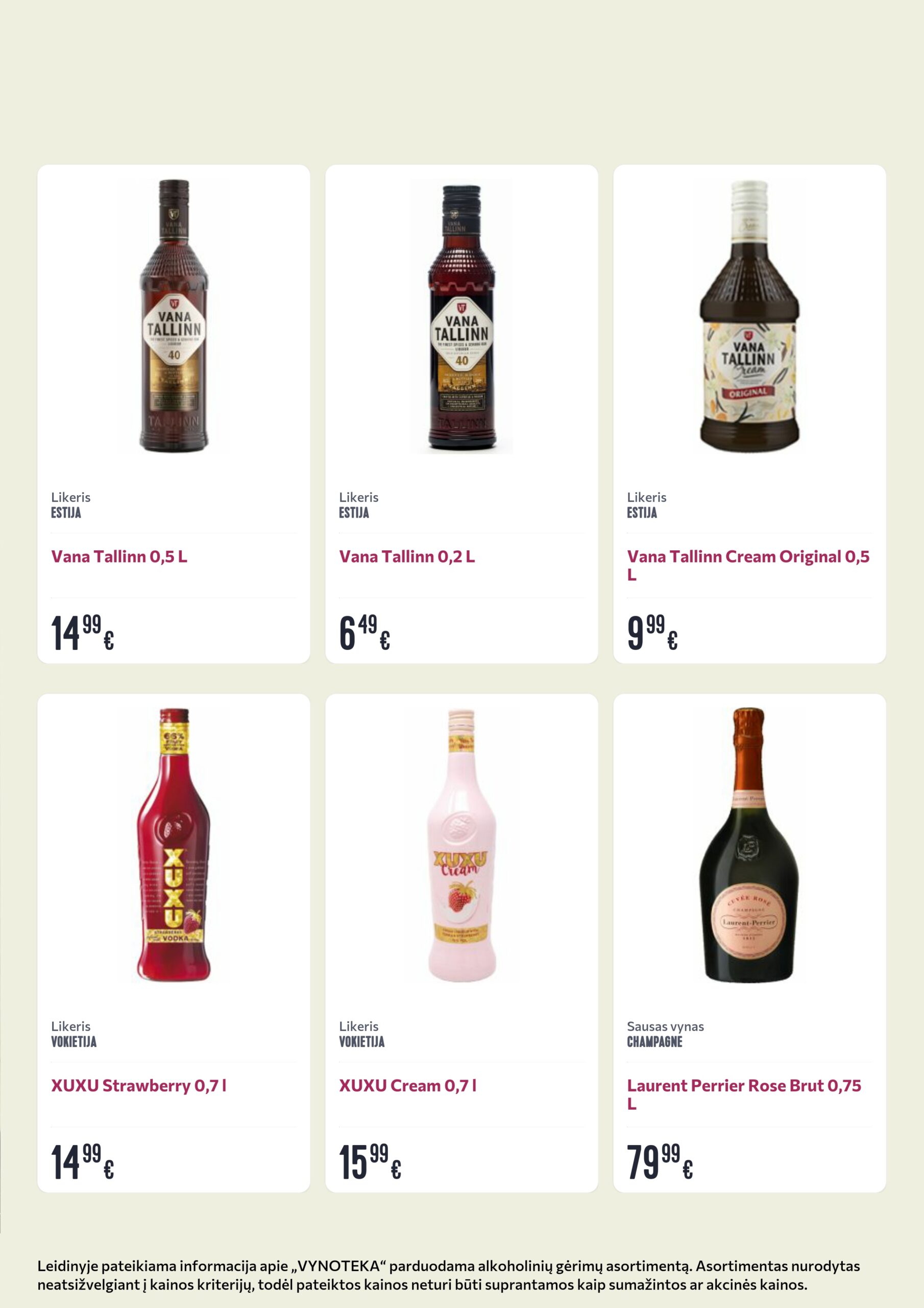 Vynoteka leidinys (gėrimų) – 12 psl.