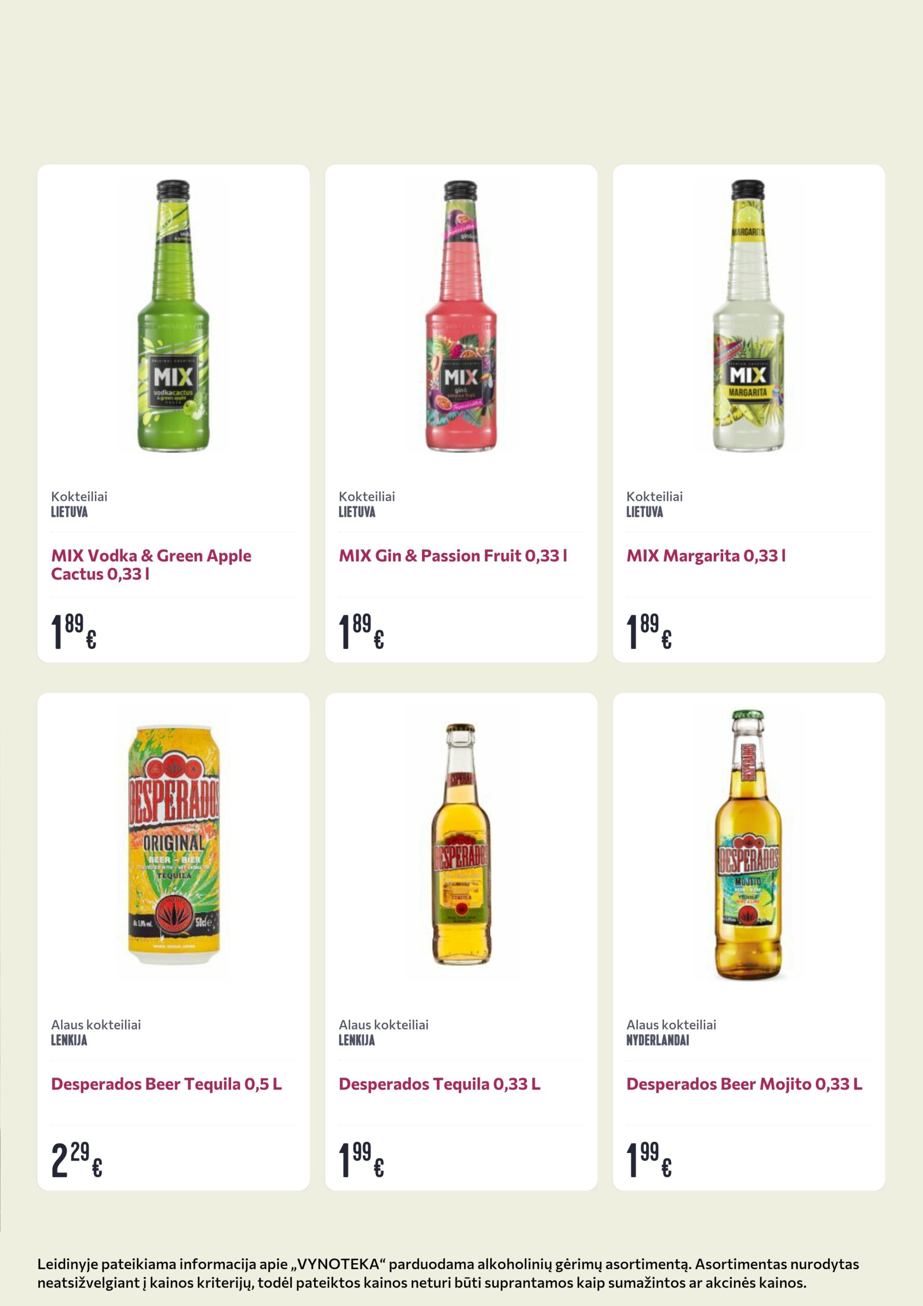 Vynoteka leidinys (gėrimų) – 3 psl.