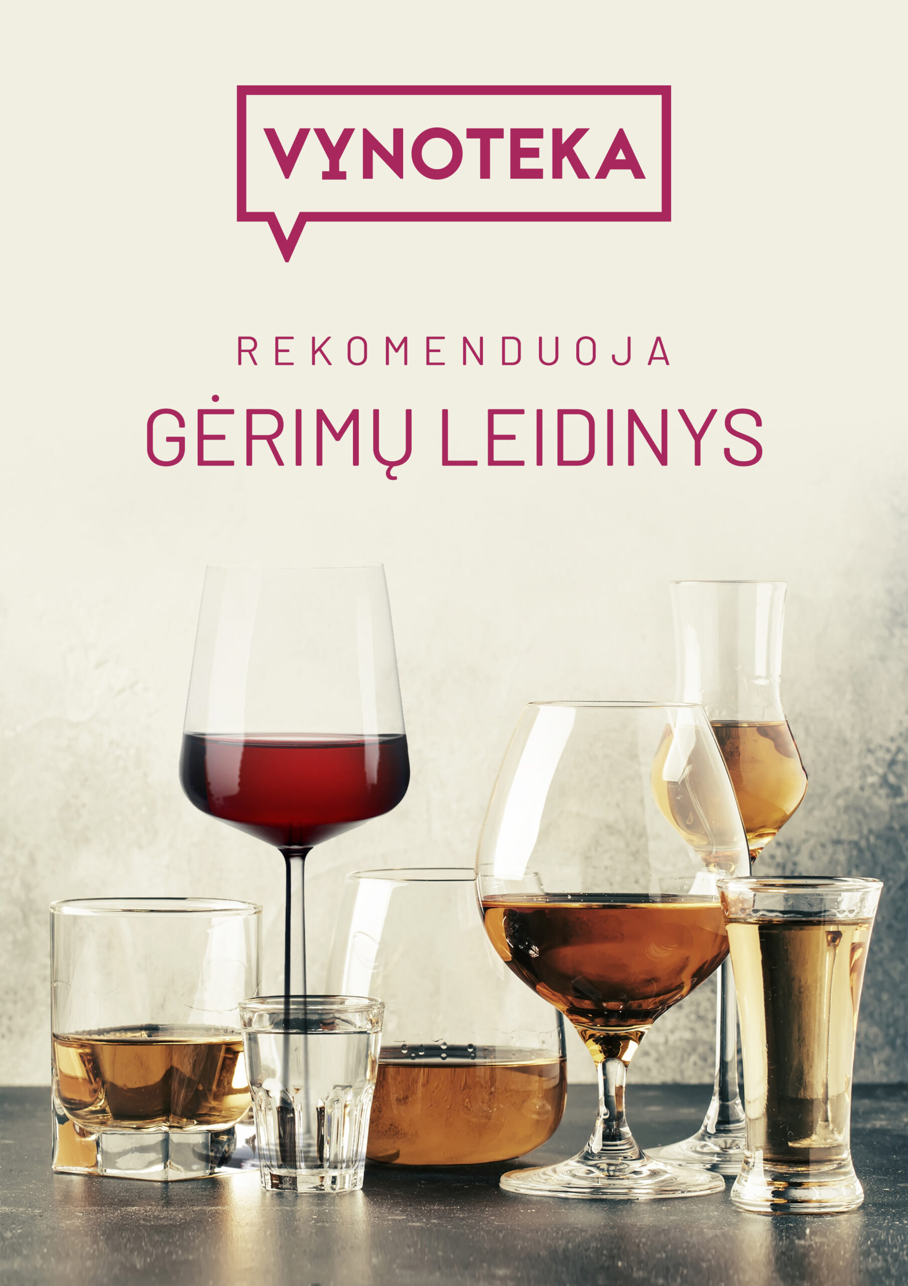 Vynoteka leidinys (gėrimų) – 1 psl.