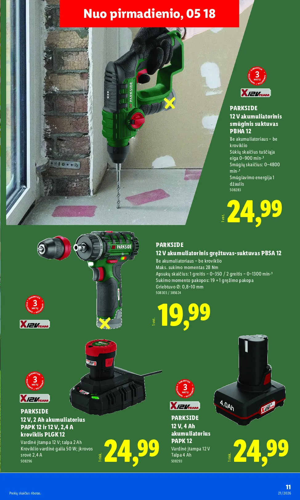 Lidl ne maisto naujas leidinys – 11 psl.
