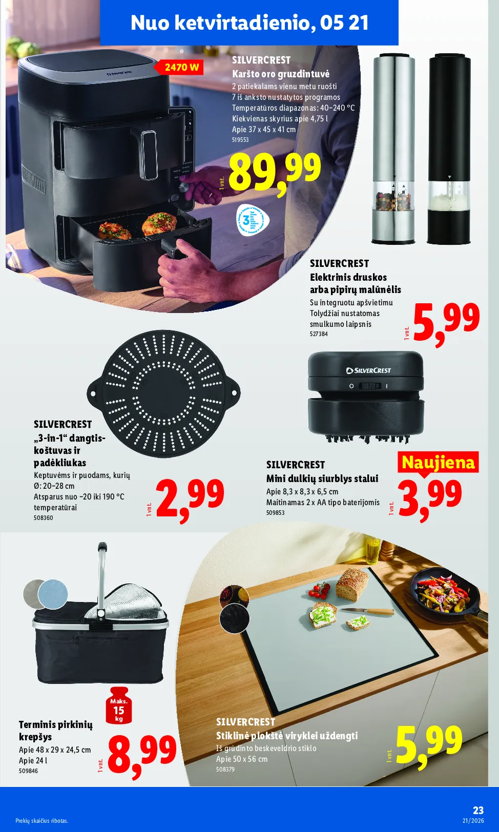 Lidl ne maisto naujas leidinys – 23 psl.
