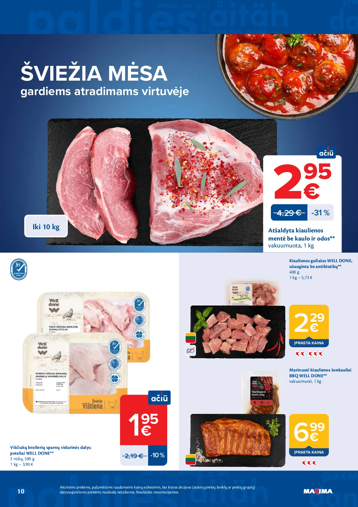 Maxima akcijos šią savaitę. Galioja nuo 2026-05-19 iki 2026-05-25 – 10 psl.