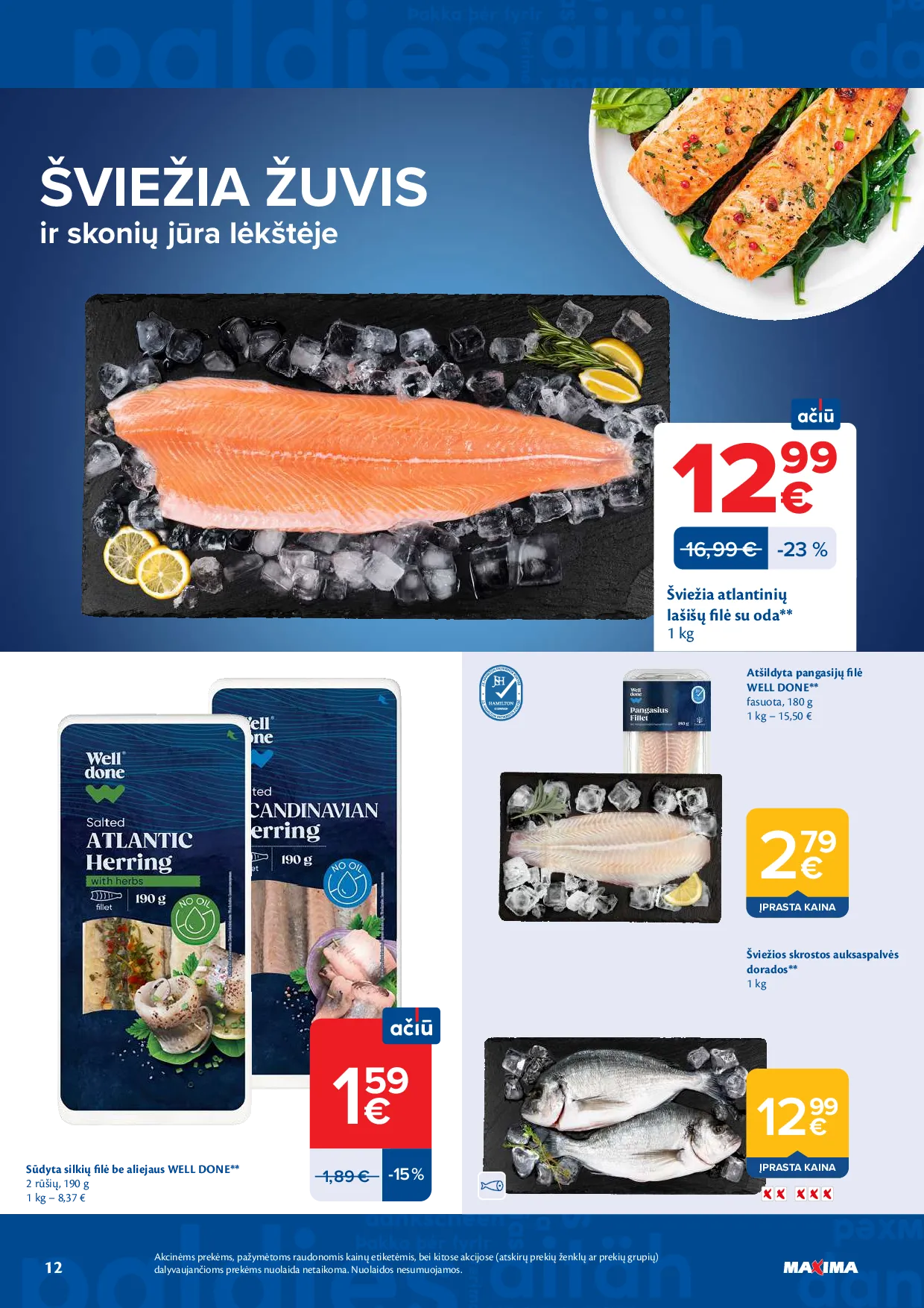 Maxima akcijos šią savaitę. Galioja nuo 2026-05-19 iki 2026-05-25 – 12 psl.