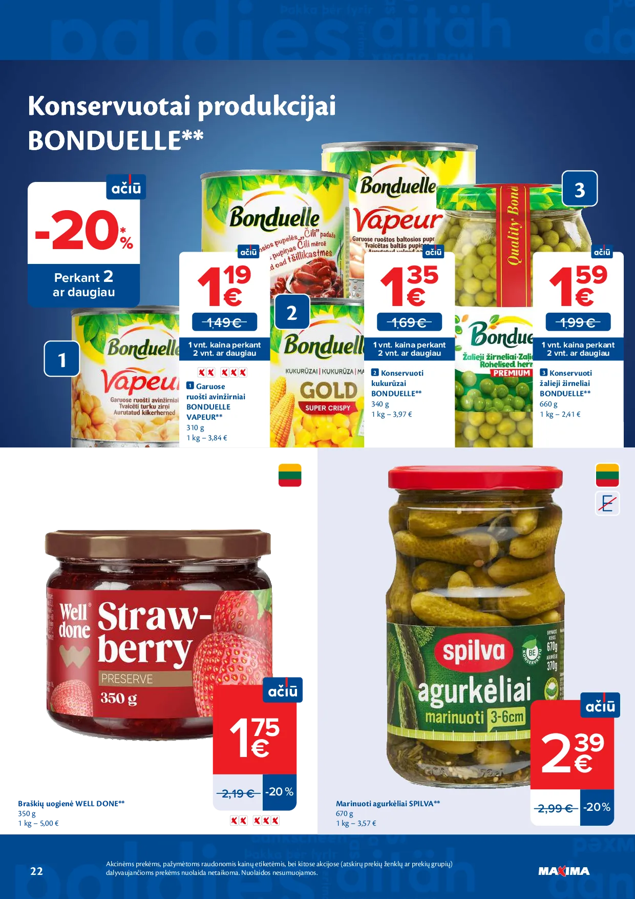 Maxima akcijos šią savaitę. Galioja nuo 2026-05-19 iki 2026-05-25 – 22 psl.