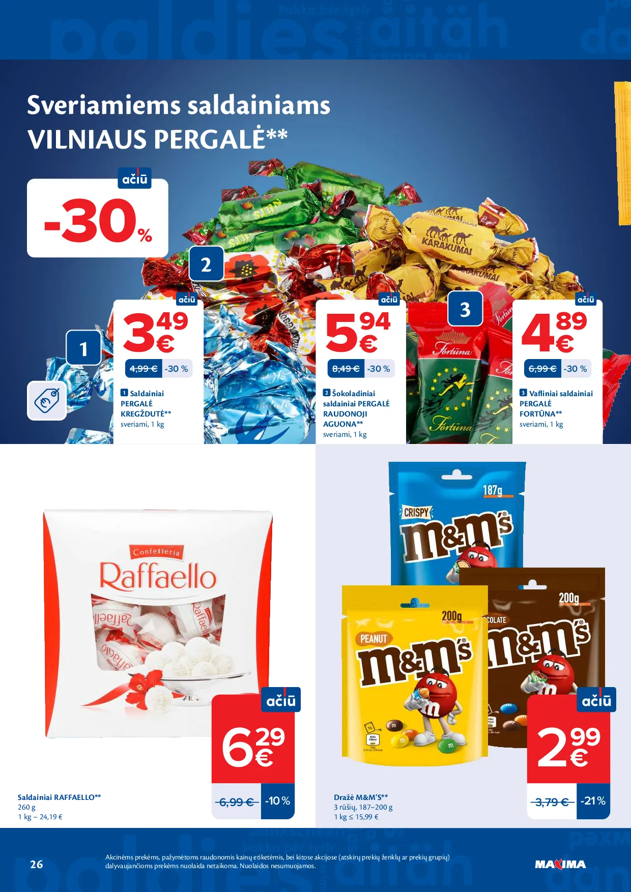Maxima akcijos šią savaitę. Galioja nuo 2026-05-19 iki 2026-05-25 – 26 psl.