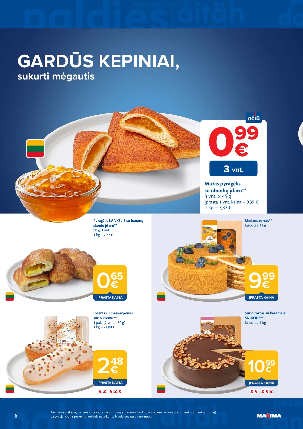 Maxima akcijos šią savaitę. Galioja nuo 2026-05-19 iki 2026-05-25 – 6 psl.