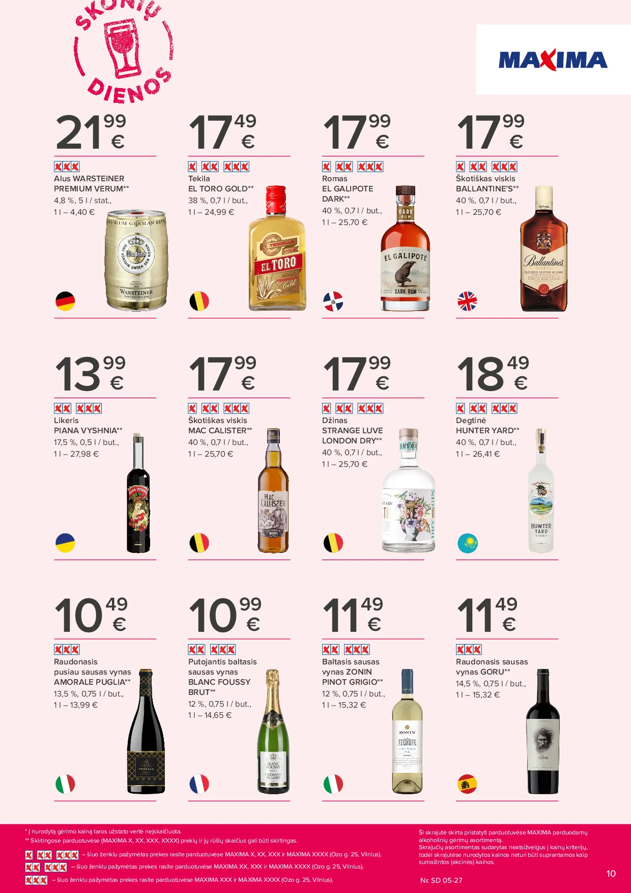 Maxima Skonių dienos naujausias leidinys – 10 psl.