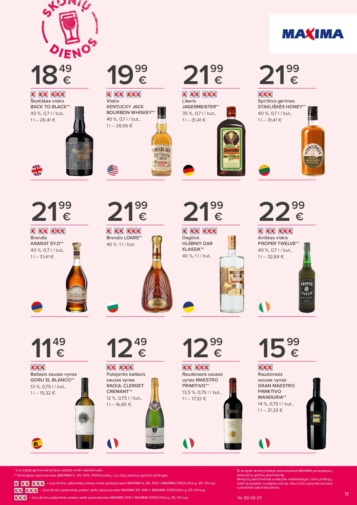 Maxima Skonių dienos naujausias leidinys – 11 psl.