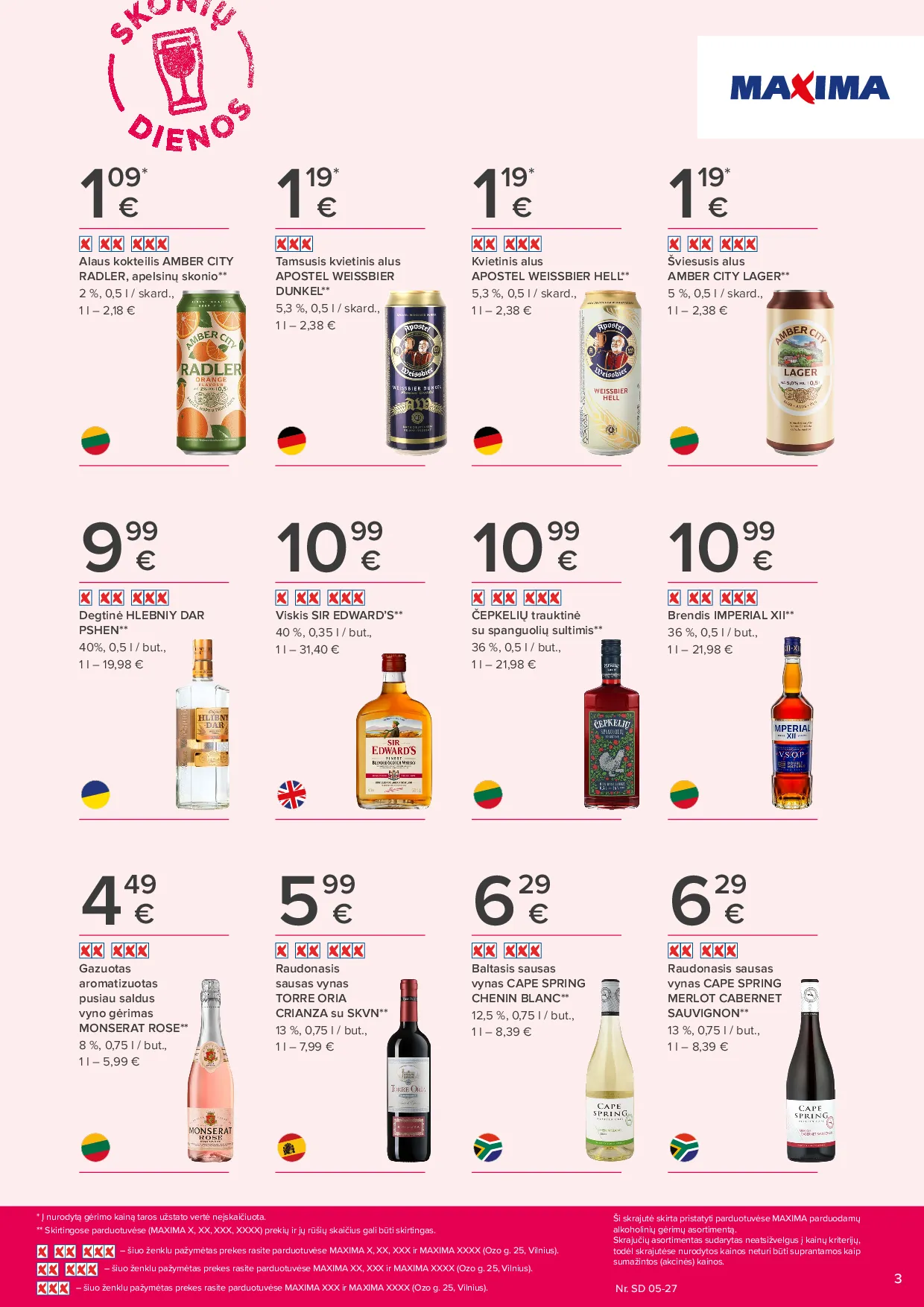 Maxima Skonių dienos naujausias leidinys – 3 psl.