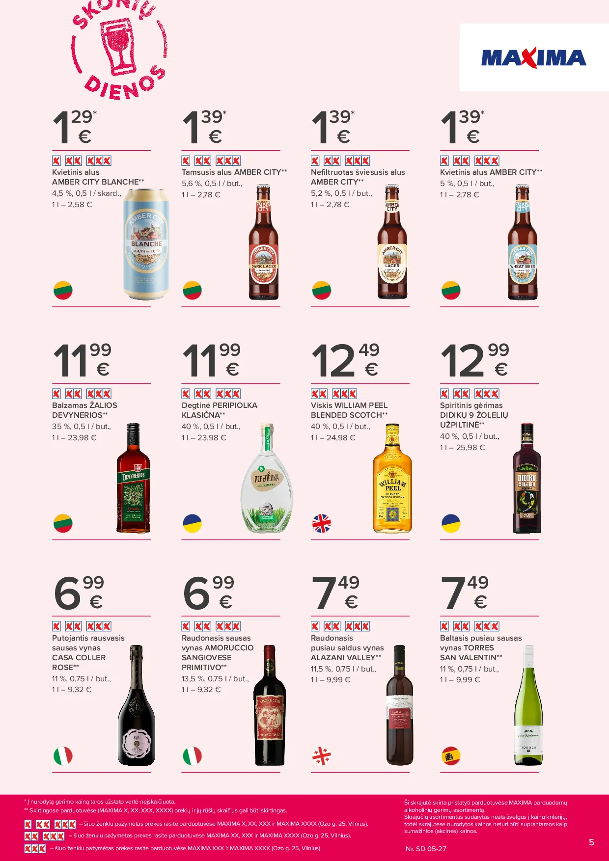 Maxima Skonių dienos naujausias leidinys – 5 psl.
