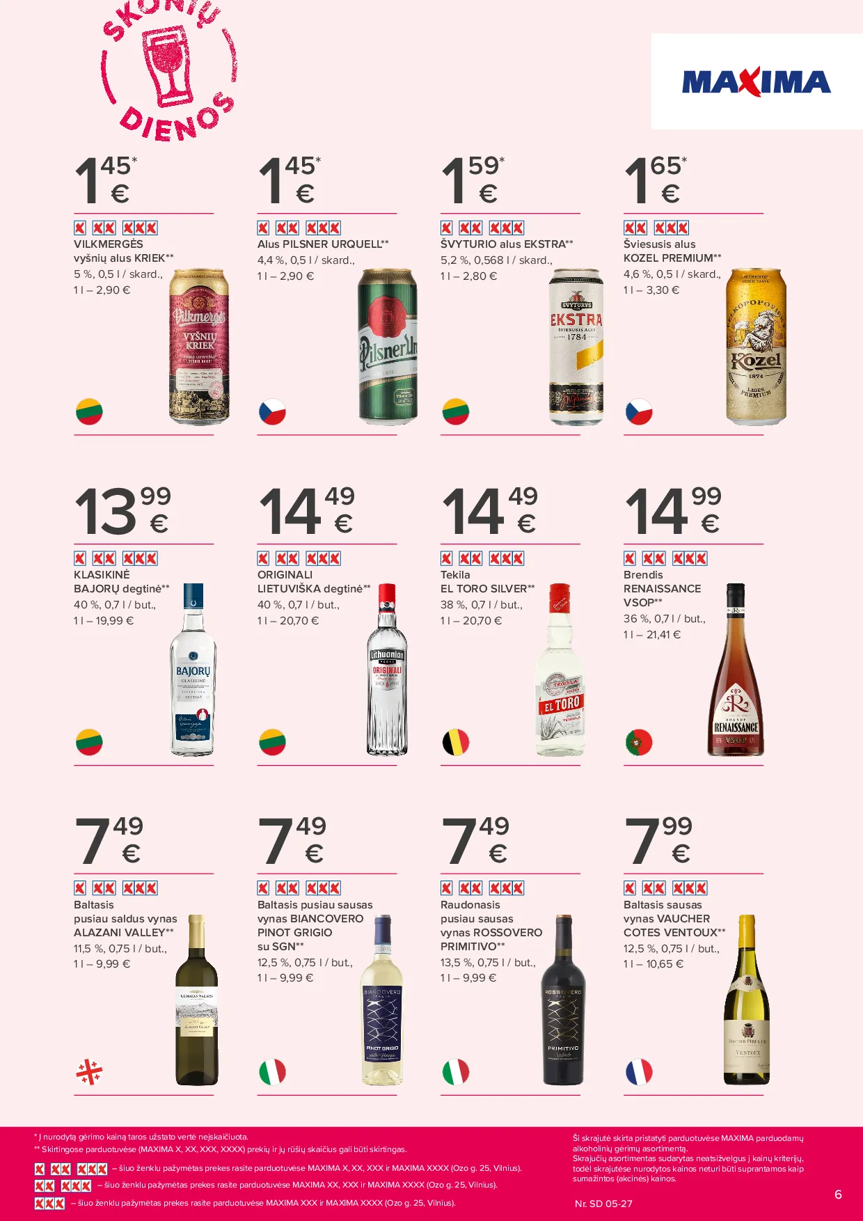 Maxima Skonių dienos naujausias leidinys – 6 psl.
